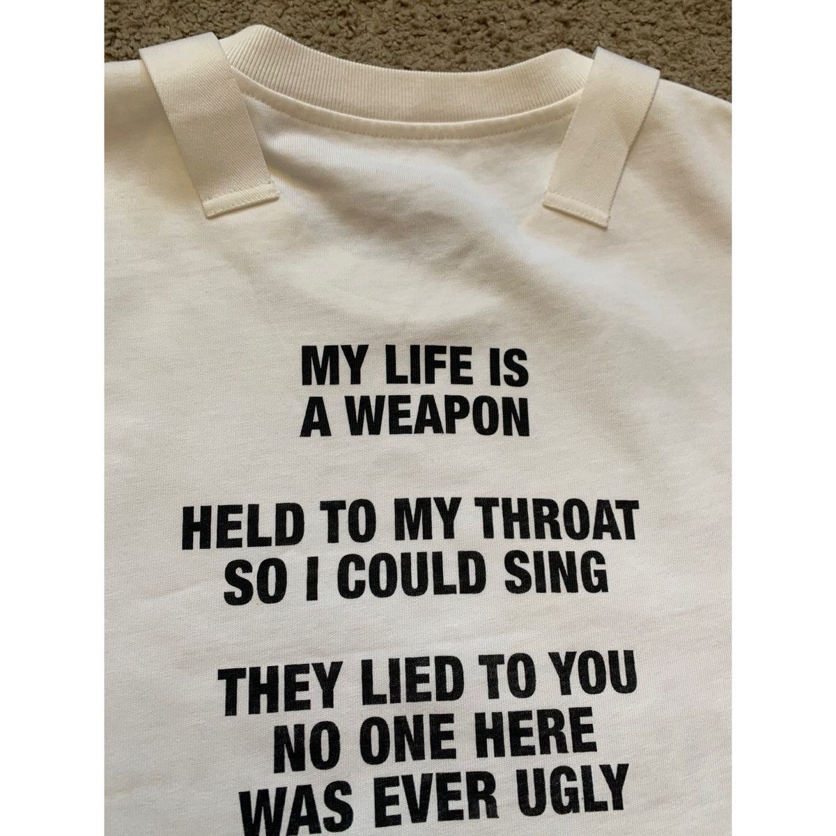 Helmut Lang HELMUT LANG POET TEXT LOGO MUSCLE TANK TOP Size US M / EU 48-50 / 2 - 12 Thumbnail