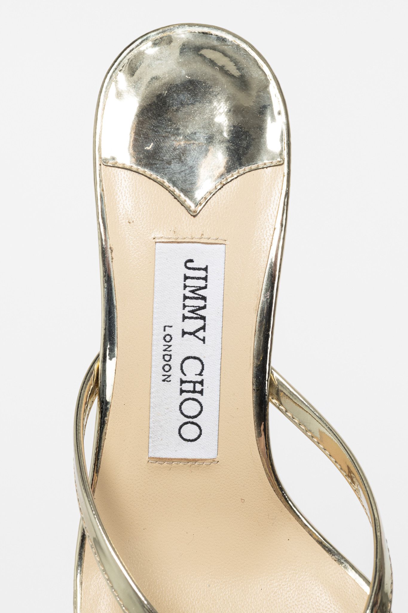 Jimmy Choo Jimmy Choo Maelie 70 Patent Leather Square-Toe Thong Sandals Size US 6 / IT 36 - 9 Thumbnail