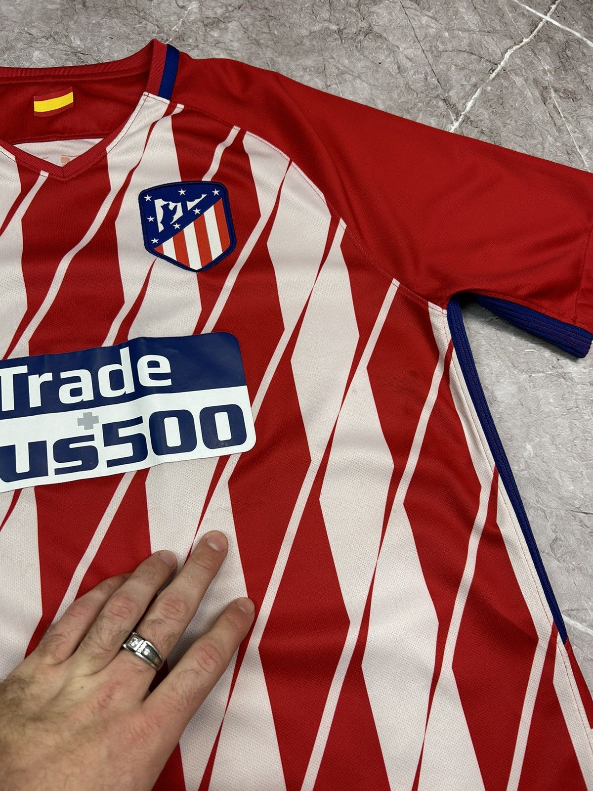 Nike × Vintage Nike F.C Atletico Madrid #9 Torres 2016/2017 Jersey Size US L / EU 52-54 / 3 - 4 Thumbnail