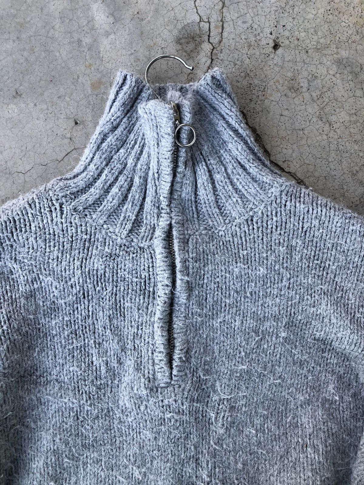 Zara 🔴ZARA Half Zip Jumper Grey Sweater Fleece Size US XL / EU 56 / 4 - 8 Thumbnail