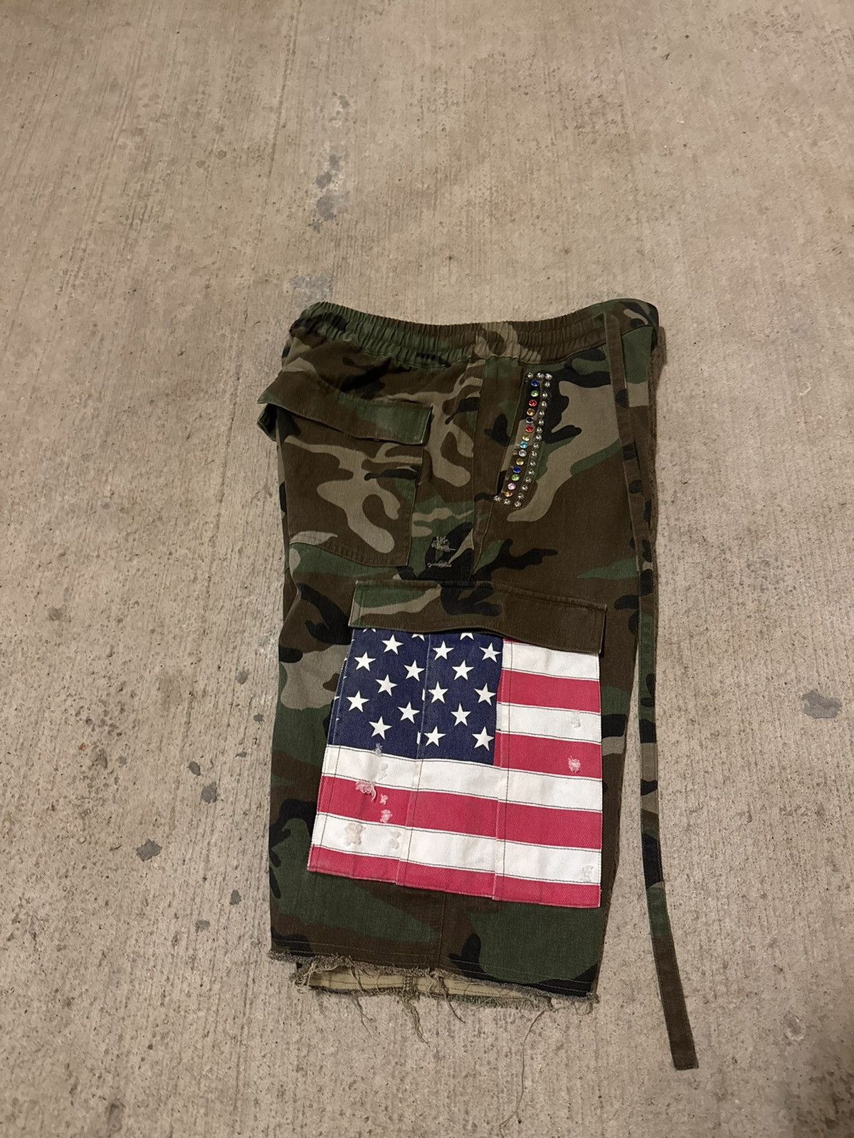 Japanese Brand Brainwashed Camo unreleased shorts Size US 38 / EU 54 - 4 Thumbnail