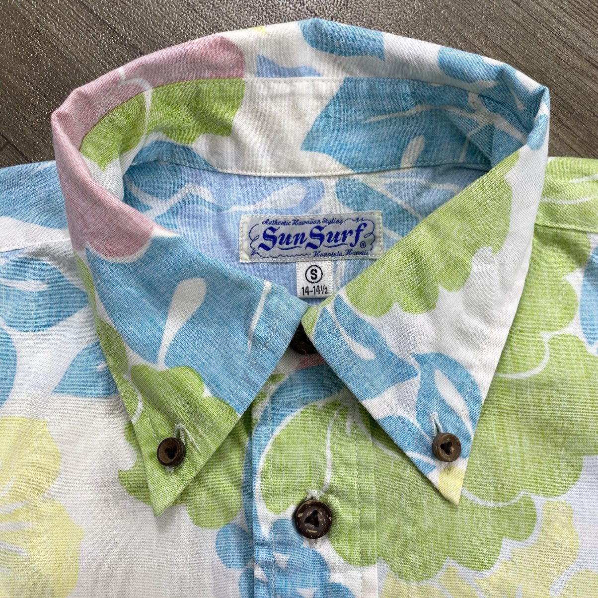 Sun Surf Vintage Sunsurf Floral Toyo Enterprise Hawaiian Catton Shirt Size US S / EU 44-46 / 1 - 5 Thumbnail