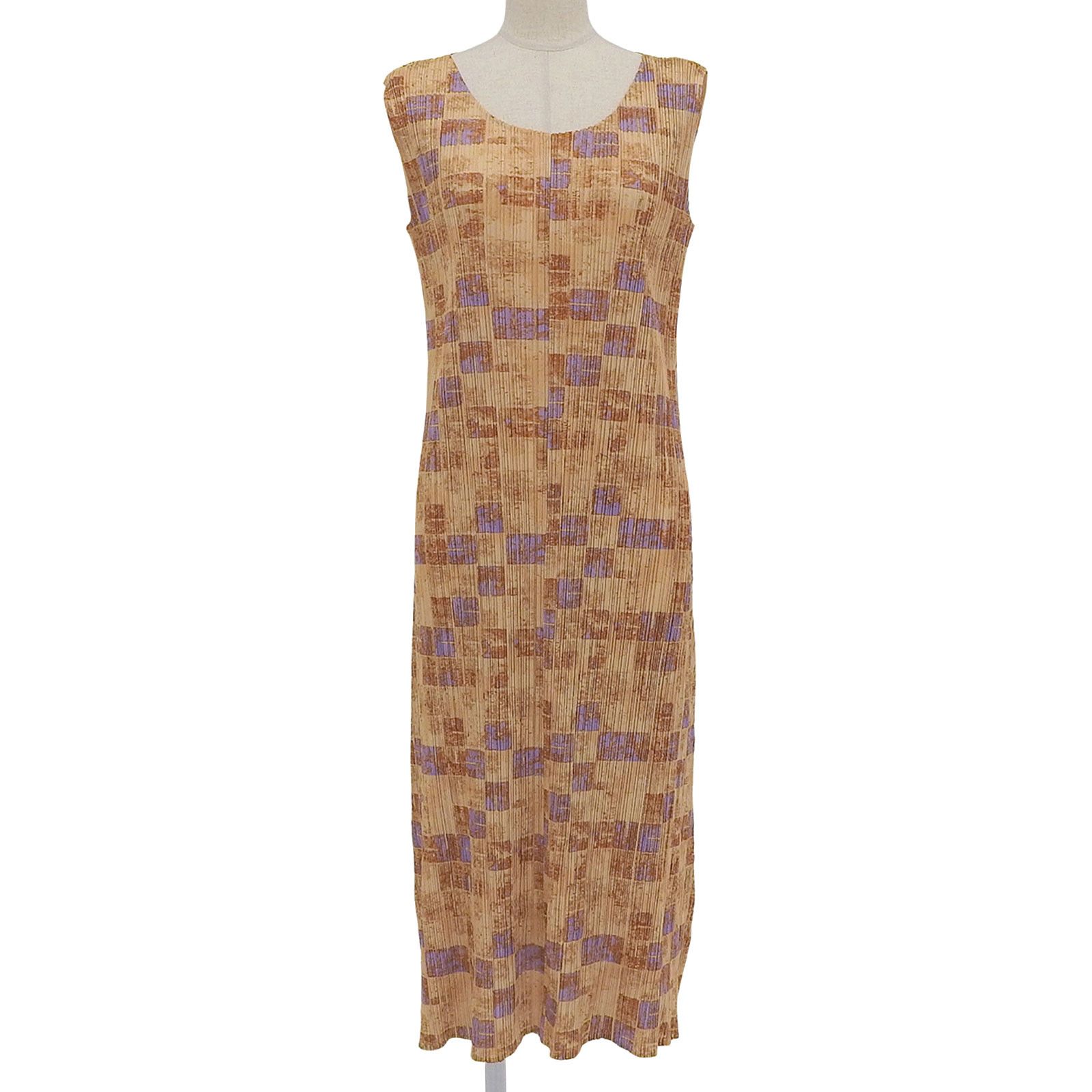 Issey Miyake Issey Miyake PLEATS PLEASE Multi Polyester Dress Plastic / Synthetic Dresses PP41-JH935 DUTY FREE for USA Size ONE SIZE - 1 Thumbnail