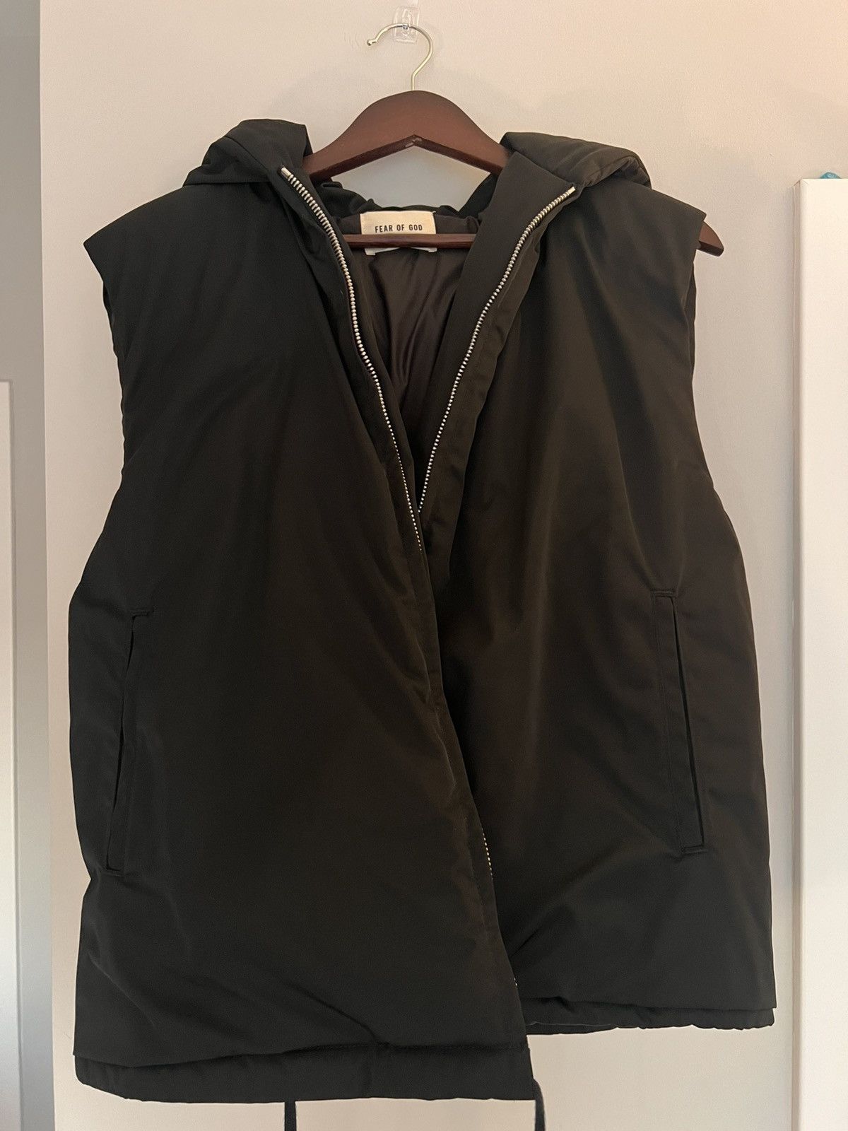 Fear of God Fear of god sixth collection nylon hooded vest | Grailed
