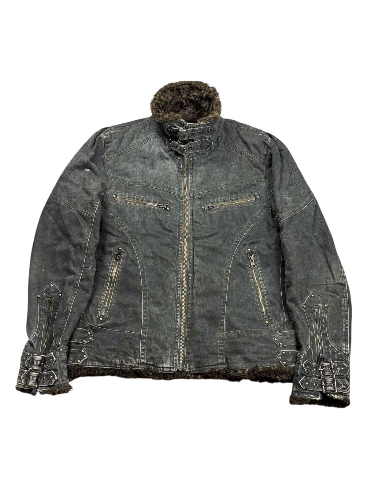 In The Attic 2000s In The Attic - Fur Interior Western Rider Jacket Size US M / EU 48-50 / 2 - 4 Thumbnail