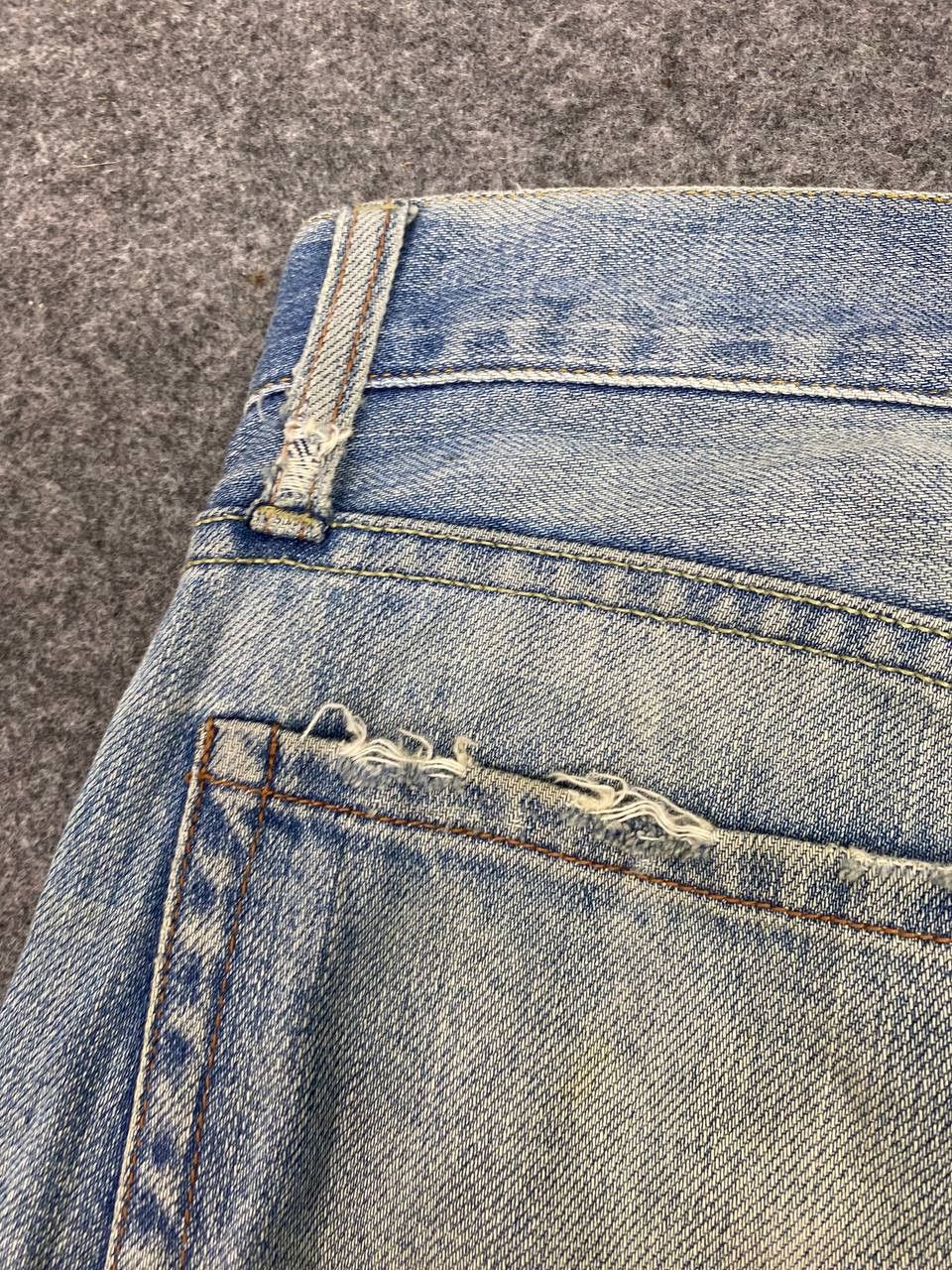 Japanese Brand united arrow green label relaxing distressed denim Size US 32 / EU 48 - 4 Thumbnail