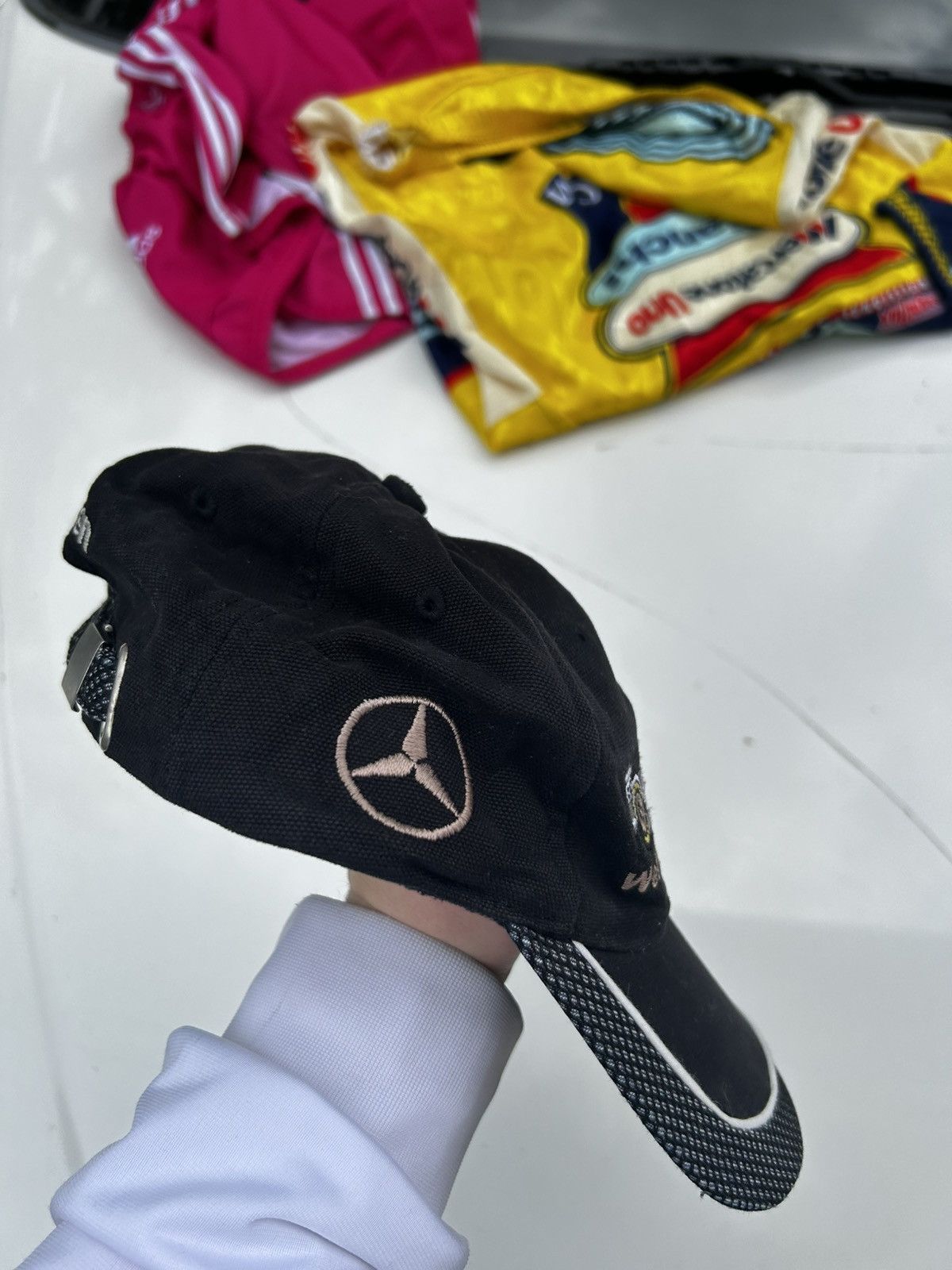Malcolm McLaren × Vintage Rare Vintage 90 West McLaren Mercedes formula 1 Cap retro Size ONE SIZE - 3 Thumbnail