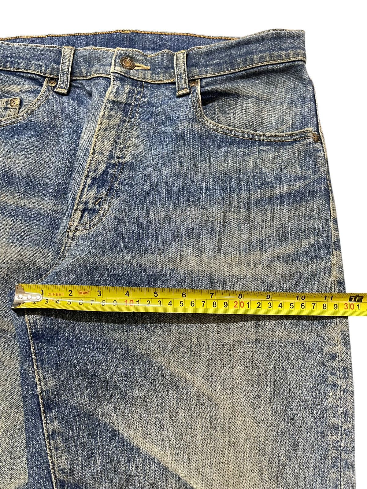 JNCO Vintage Japanese Brand Mud Faded Wash Style Baggy Jeans Size US 31 - 15 Thumbnail