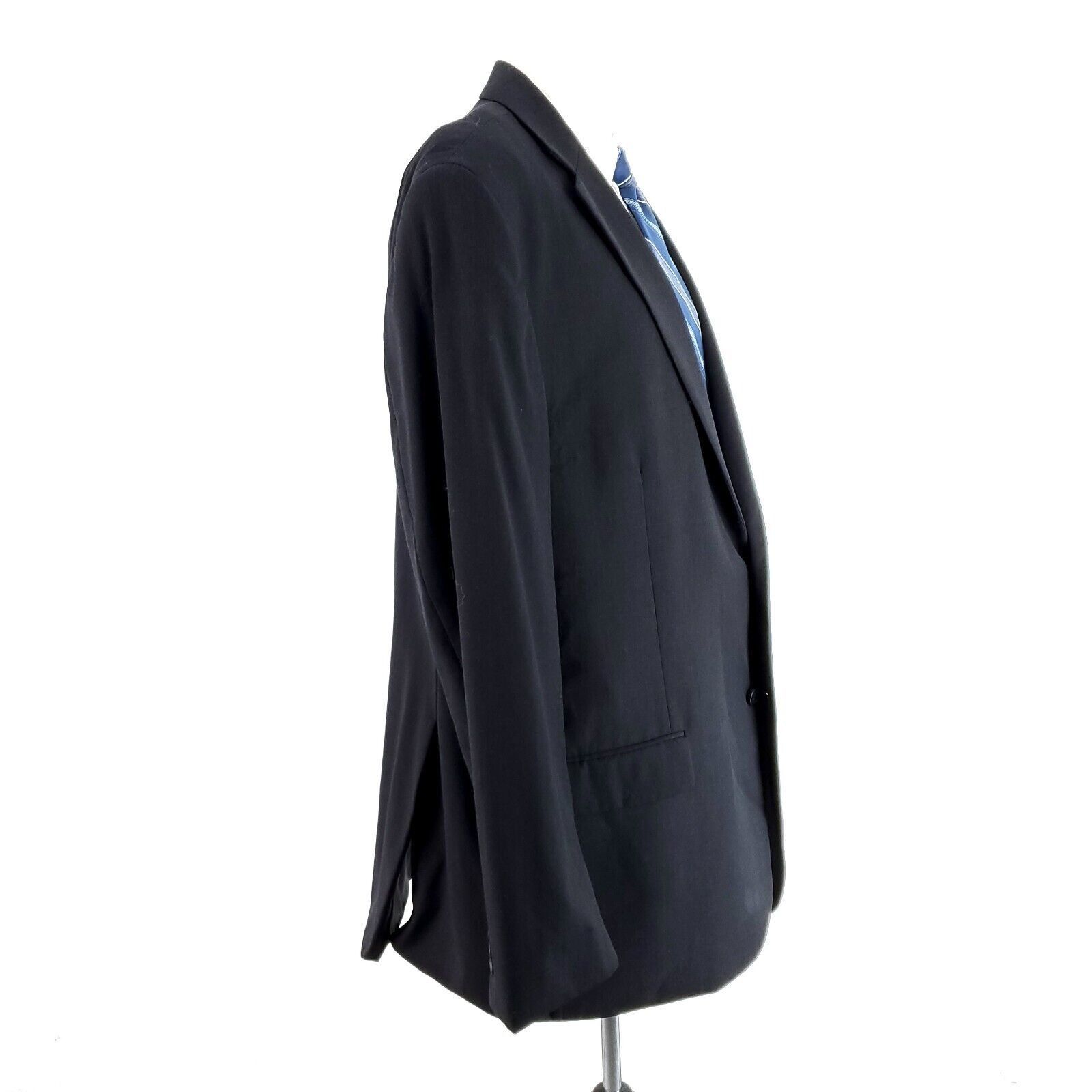Lauren Ralph Lauren Pronto Uomo Wool 2 Button Blazer 46L Or Slim Fit 48L Gray Size 46L - 6 Thumbnail