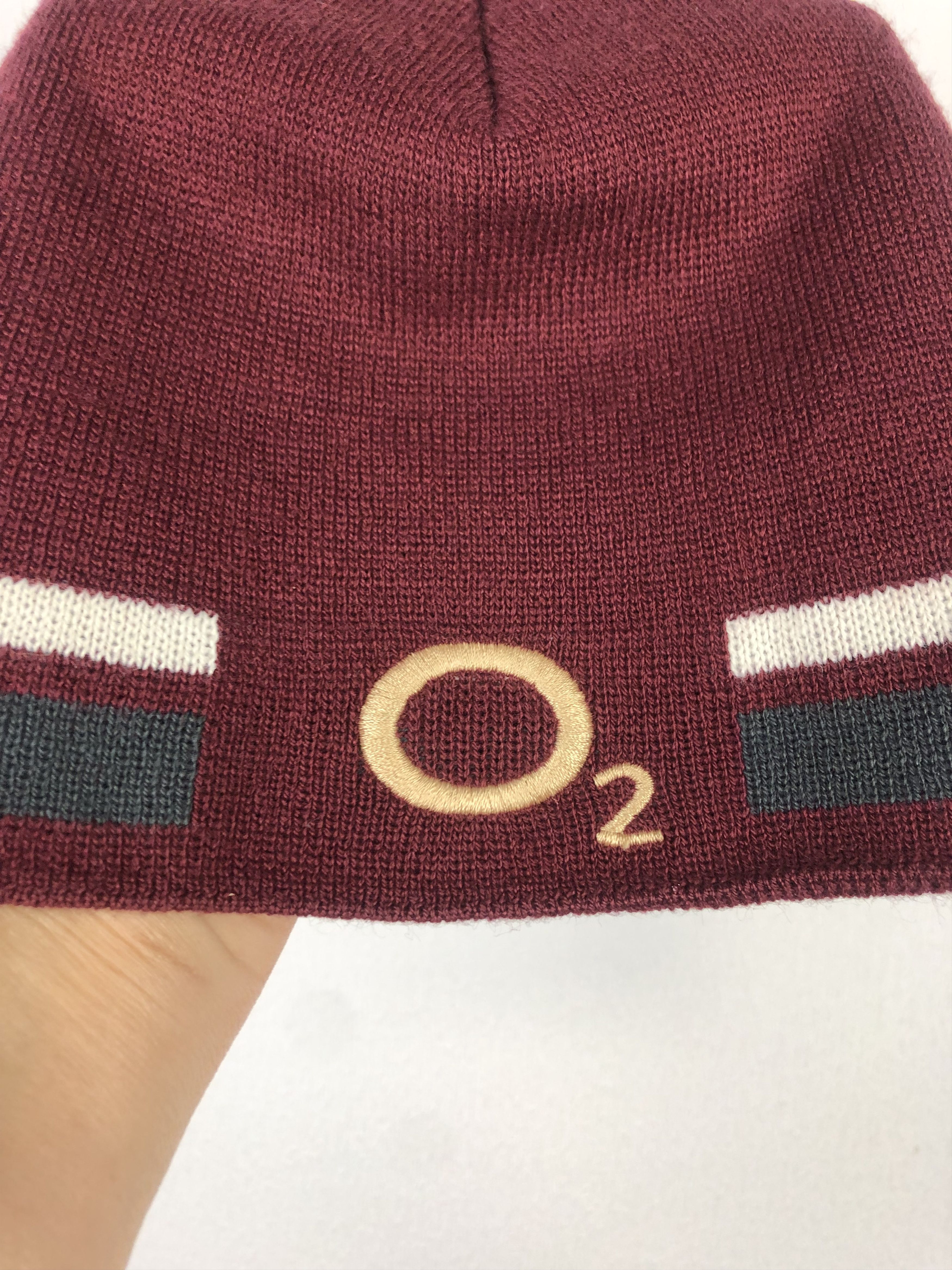 Nike Vintage Nike Arsenal Beanie Hat Football Cap Burgundy o2 Size ONE SIZE - 3 Thumbnail