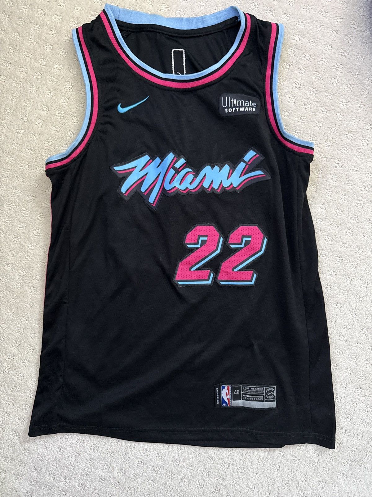 Other Miami Heat Jimmy Butler Vice City Black Jersey Size US M / EU 48-50 / 2 - 2 Thumbnail