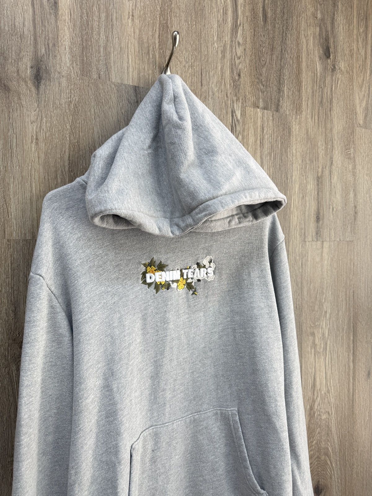 DENIM TEARS Denim Tear Grey Hoodie Size US L / EU 52-54 / 3 - 2 Thumbnail