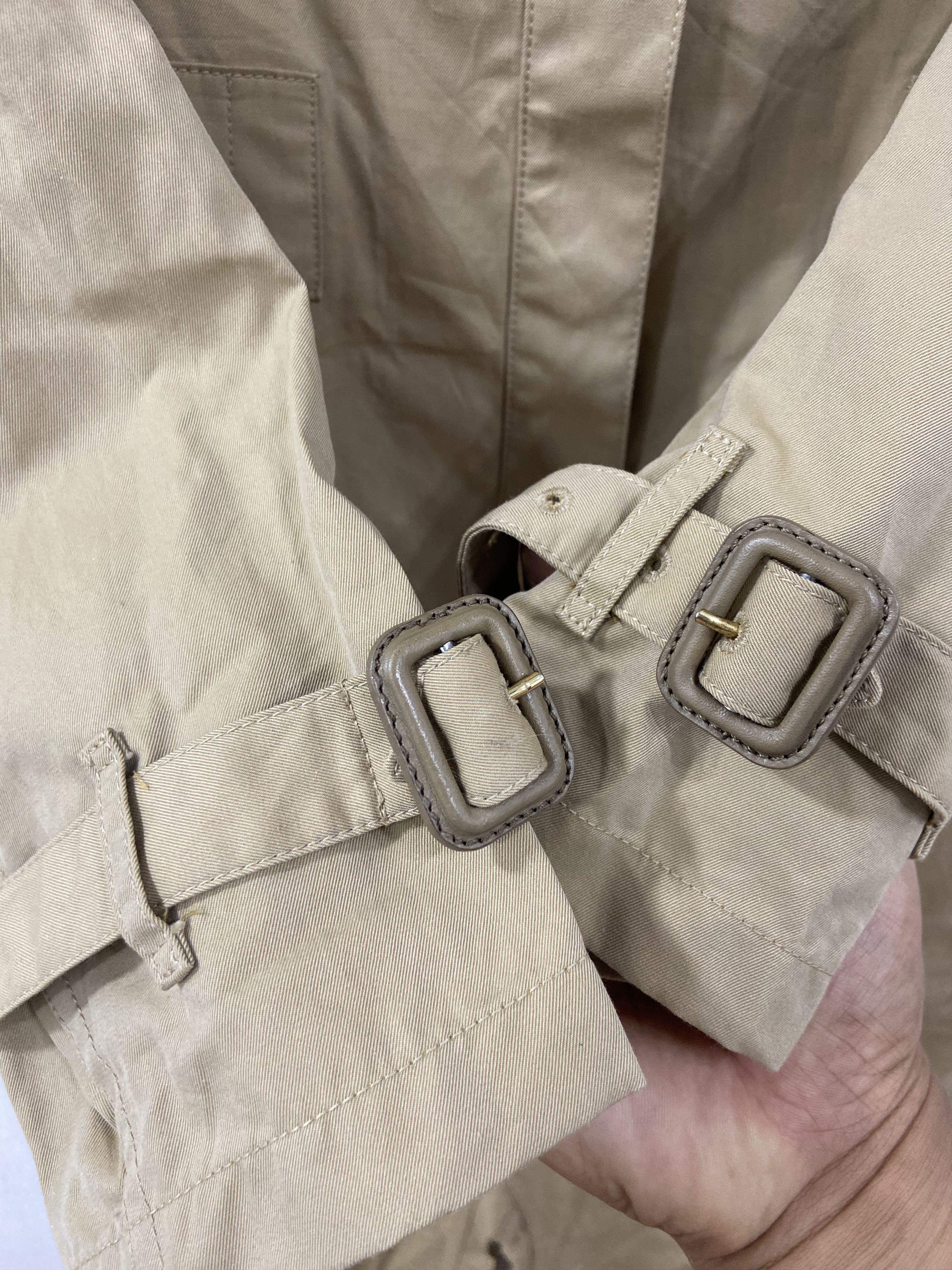 Burberry Prorsum BURBERRY GABARDINE cotton JUMPSUIT kHAKIS Size L / US 10 / IT 46 - 6 Thumbnail