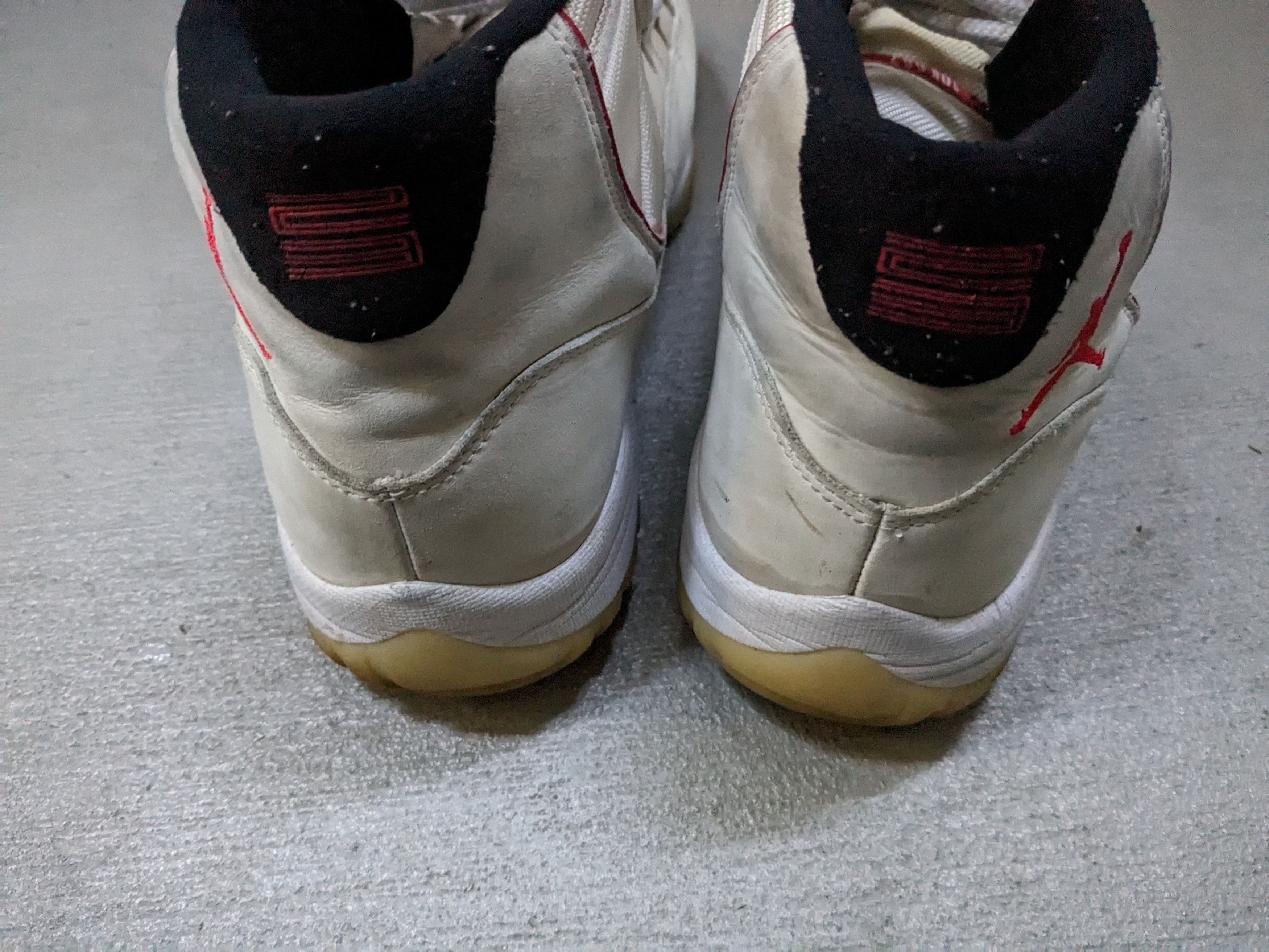 Jordan Brand Nike Air Jordan 11 Platinum Tint Size 11.5 White 378037-016 Size US 11.5 / EU 44-45 - 11 Thumbnail