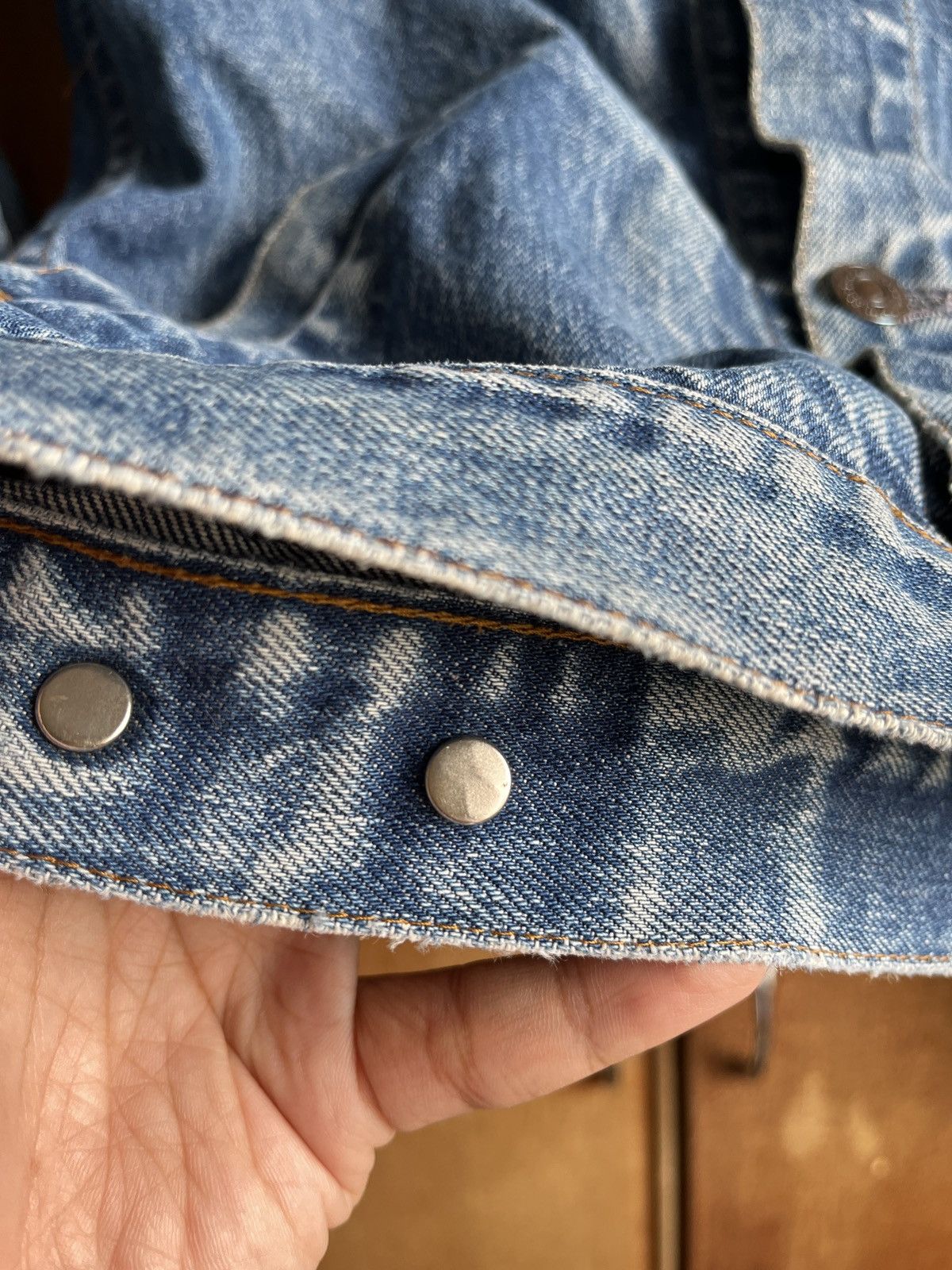 Levi's Vintage 70s-80s Levis Trucker Orange Tab Size S / US 4 / IT 40 - 6 Thumbnail
