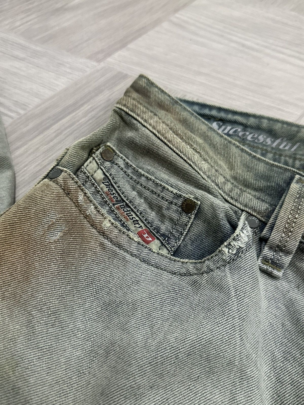 Diesel Diesel Thavar Mud Wash Slim Skinny Jeans Size US 30 / EU 46 - 3 Thumbnail