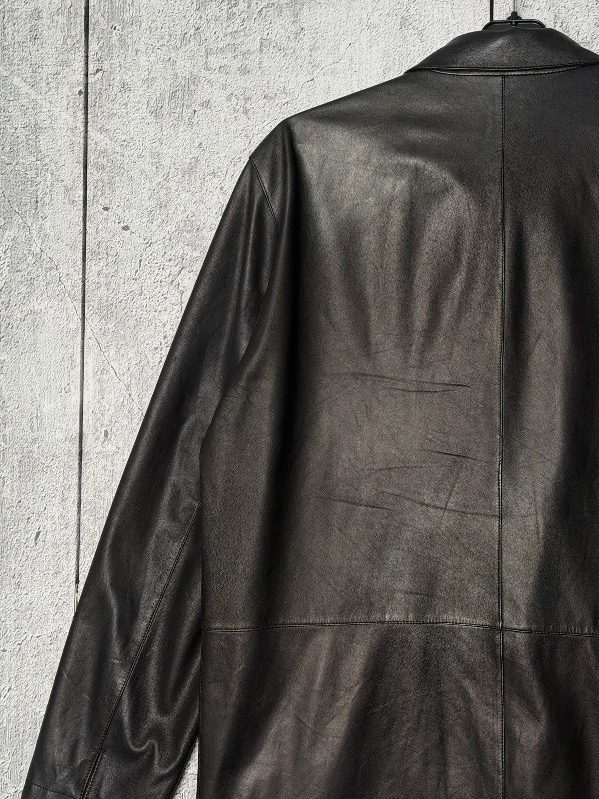 Ermenegildo Zegna Ermenegildo Zegna Mens Reversible Leather Zip-Up Coat Jacket Size US L / EU 52-54 / 3 - 12 Thumbnail