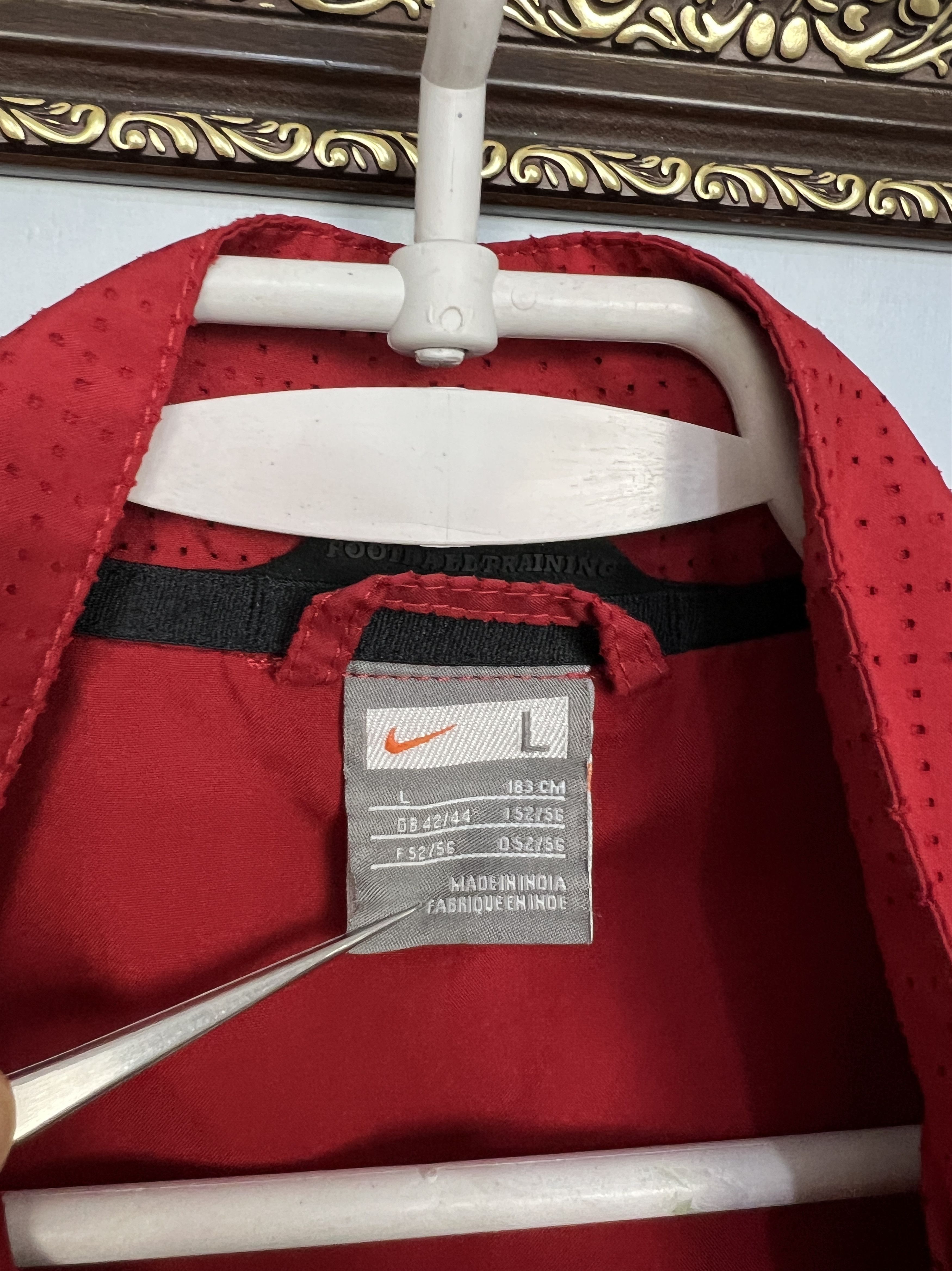 Nike Manchester United Football Jacket Soccer Nike AIG Track Top Size US L / EU 52-54 / 3 - 7 Thumbnail
