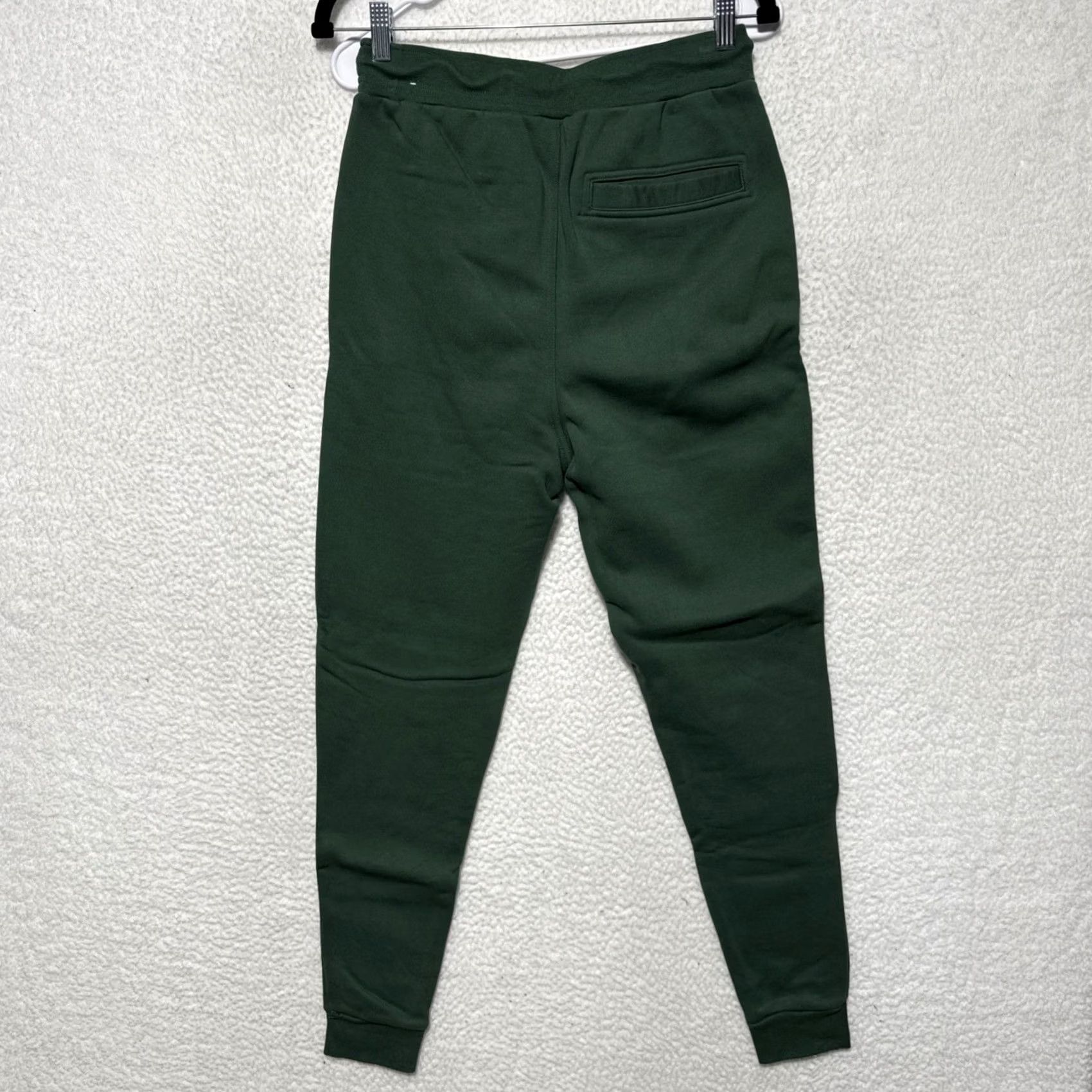 Vintage RARE JORDAN PARIS SAINT-GERMAIN STATMENT FLEECE PANTS MENS S GREEN TAPERED JOGGER Regular Waist 13.5” Inseam 28.5” Size US 29 - 6 Thumbnail