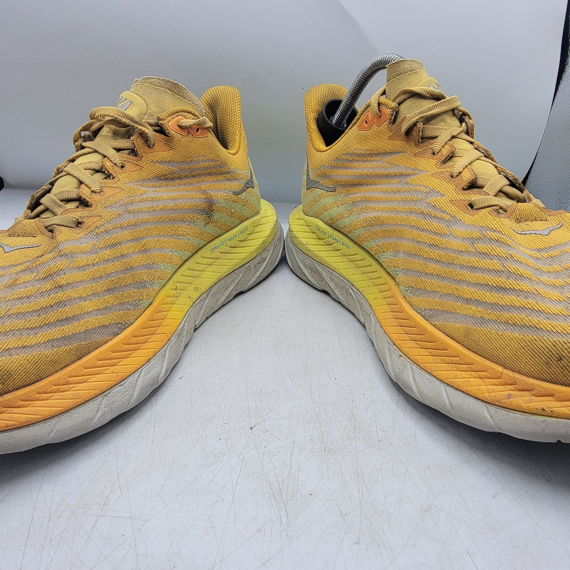 Hoka Hoka One One Mach 5 Mens 12 D Radiant Yellow Evening Primros Size US 12 / EU 45 - 2 Thumbnail