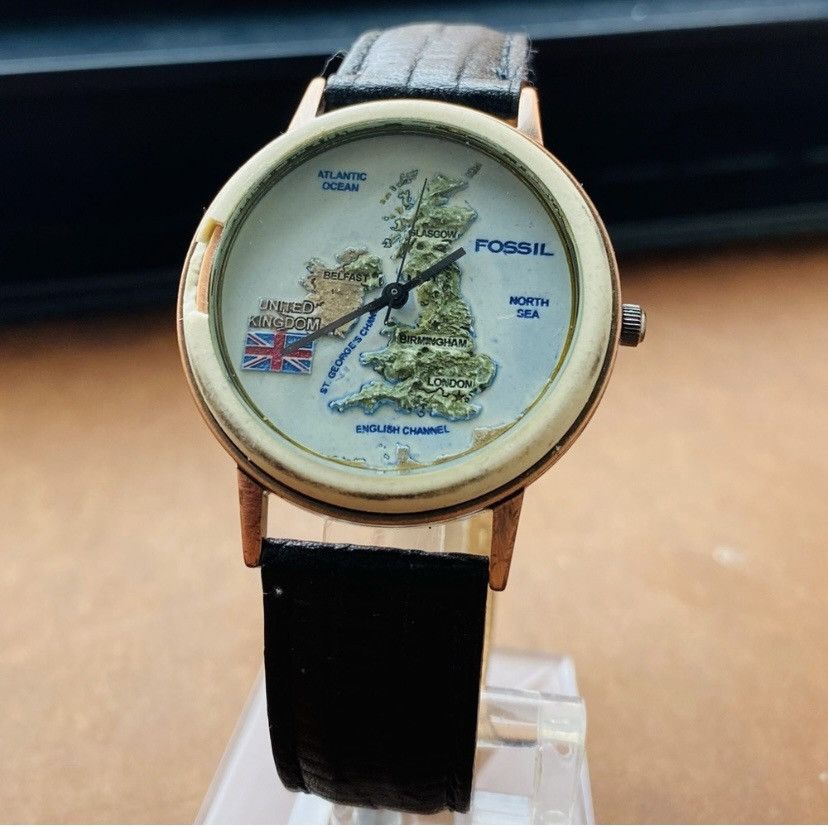 Fossil 1995 FOSSIL STONE SKELETON WATCH BW-6727 | Grailed