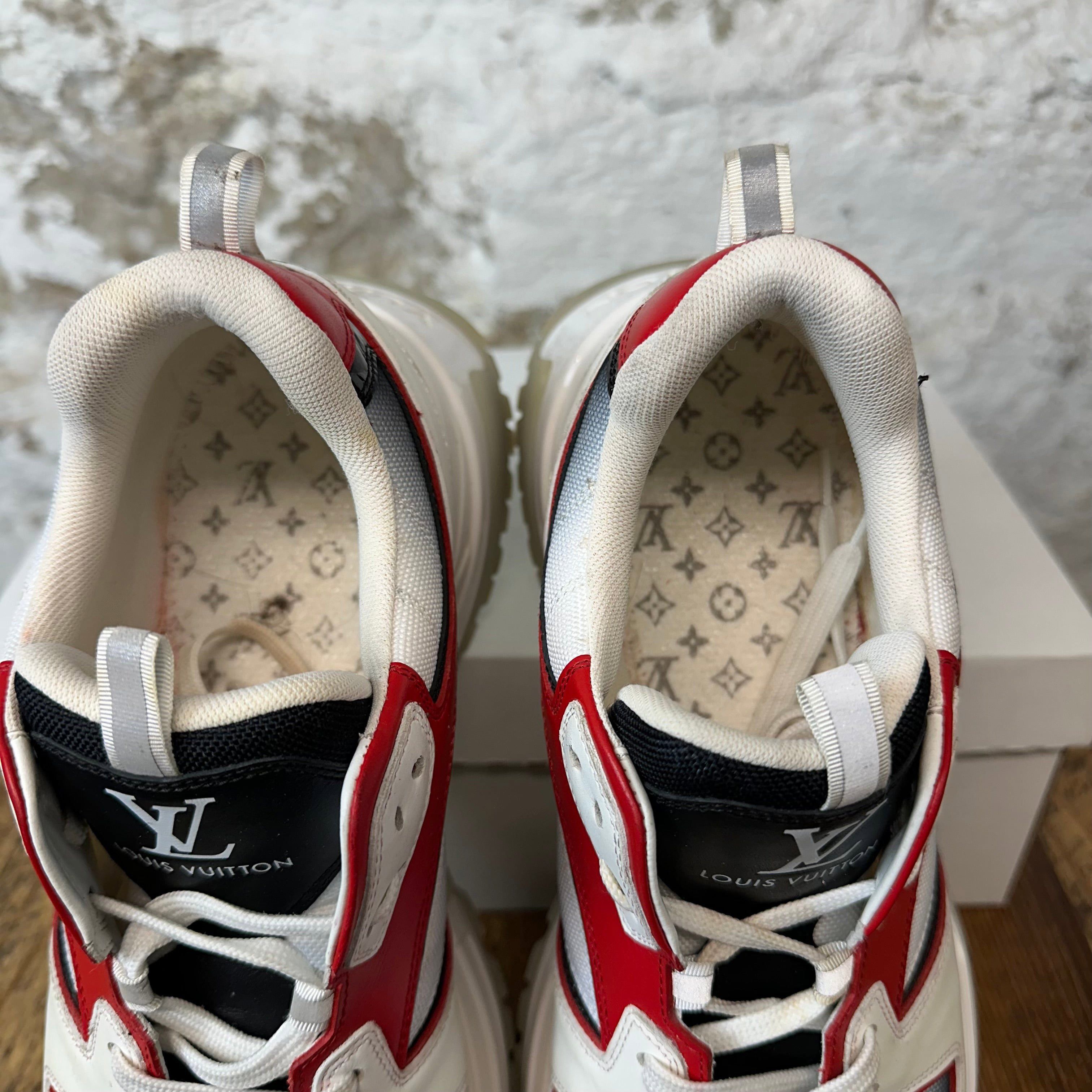 Louis Vuitton Louis Vuitton Red Black White Pulse Sneaker Sz 10 (8.5LV) Size US 10 / EU 43 - 4 Thumbnail