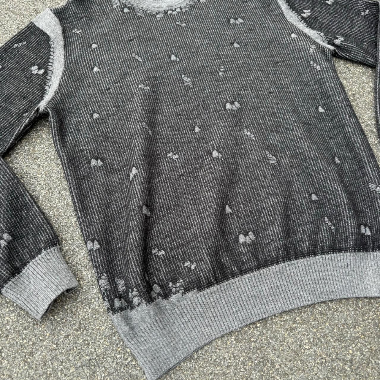 Affliction × Japanese Brand × Vintage Opium style distressed sweater Size US M / EU 48-50 / 2 - 2 Thumbnail