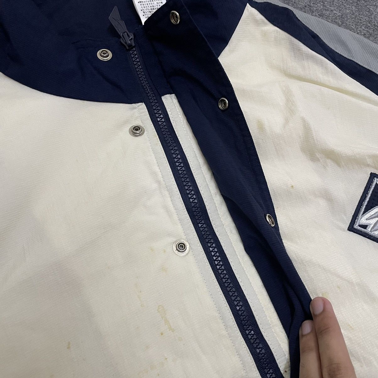 Reebok × Vintage Vintage 1990s Reebok Nylon Anorak Jacket Baggy Cutting Size US XL / EU 56 / 4 - 5 Thumbnail