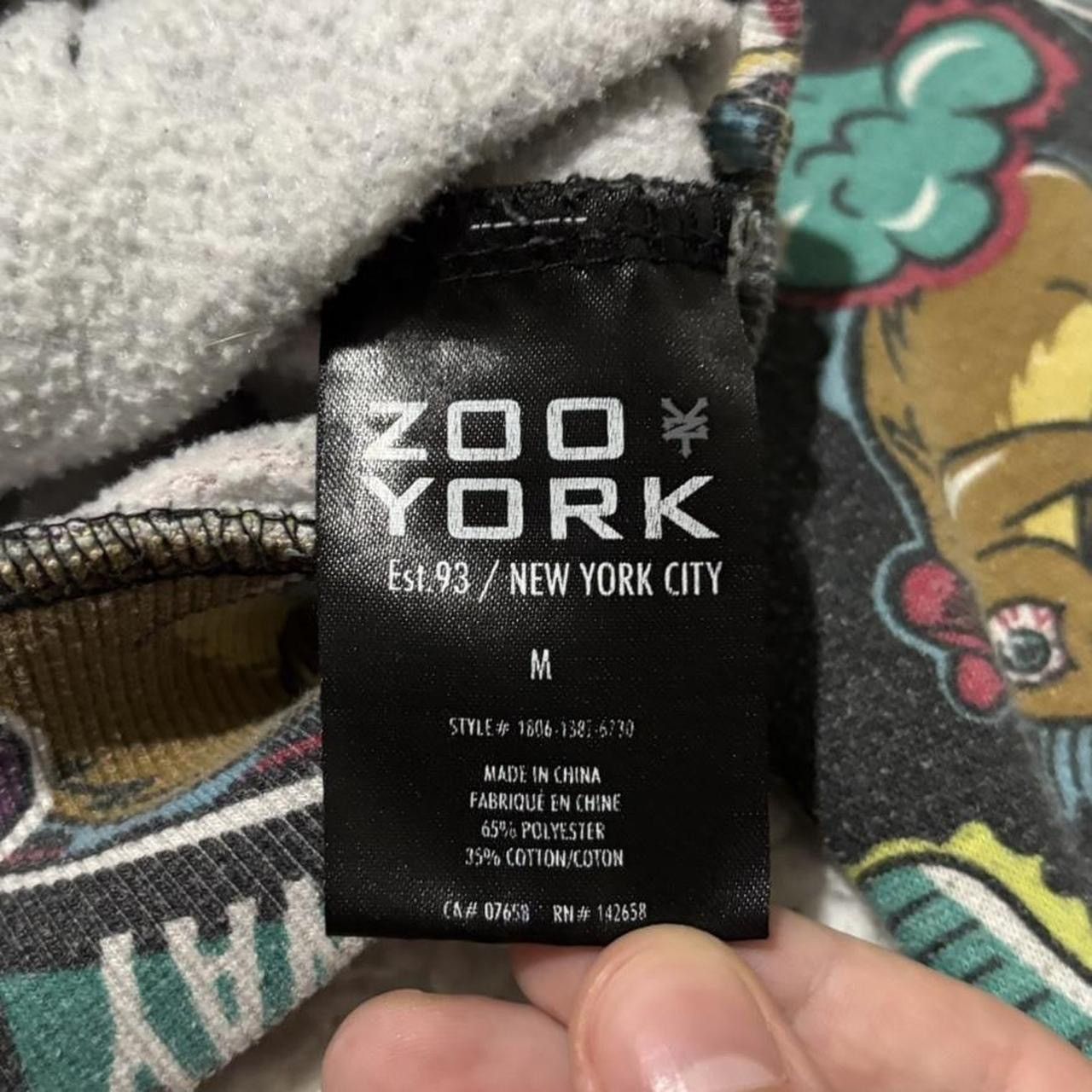 Zoo York Vintage Y2K Zoo York Full Print Graffiti Hoodie Size US M / EU 48-50 / 2 - 5 Thumbnail