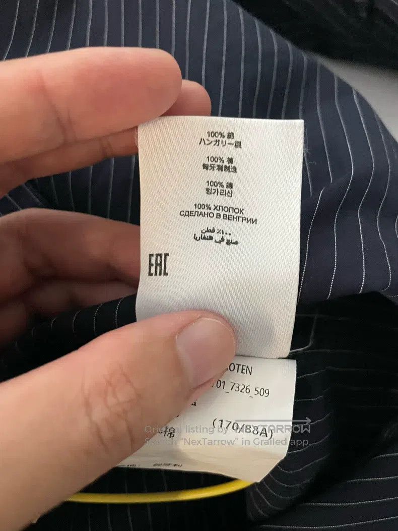 Dries Van Noten Dries Van Noten Blue Striped Shirt Size US S / EU 44-46 / 1 - 6 Thumbnail