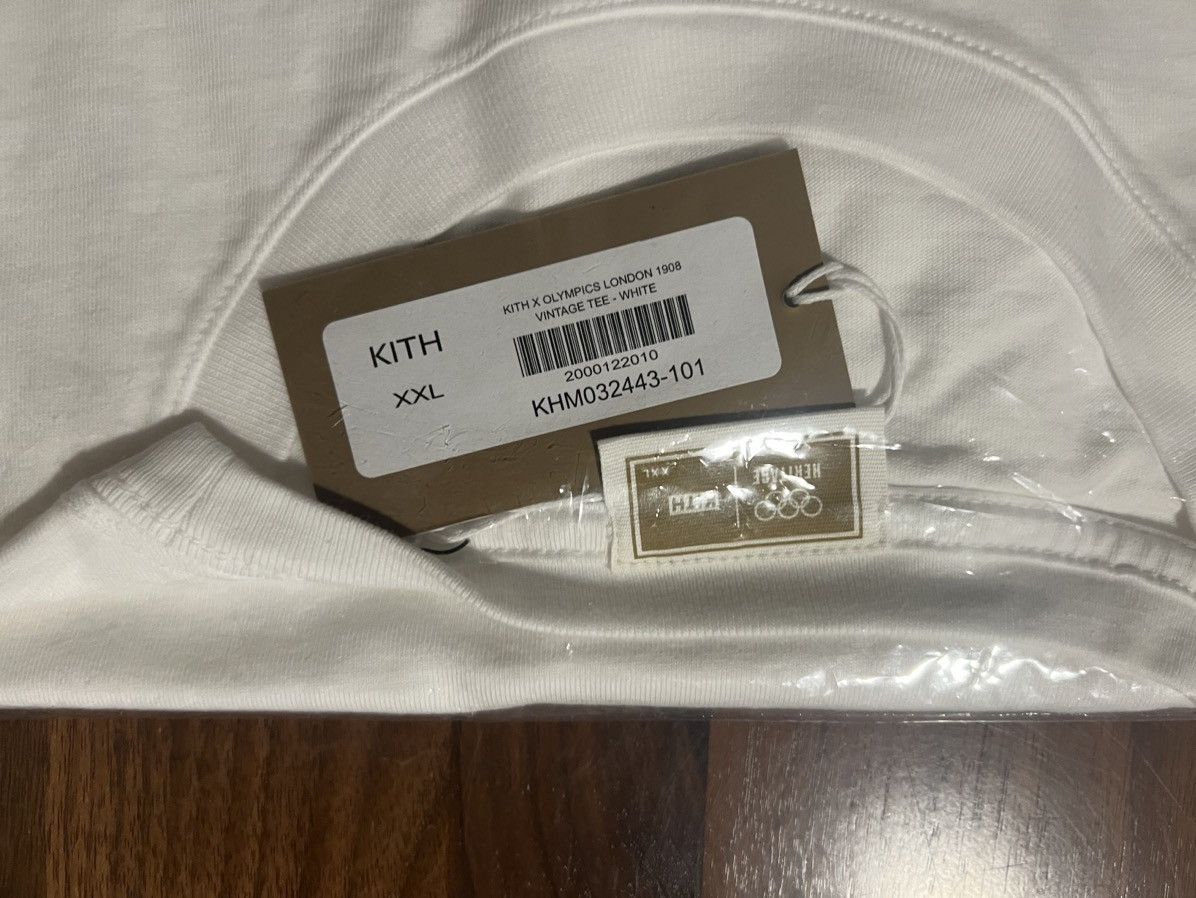 Kith Kith for Olympics Heritage London 1908 Vintage Tee White XXL Size US XXL / EU 58 / 5 - 7 Thumbnail