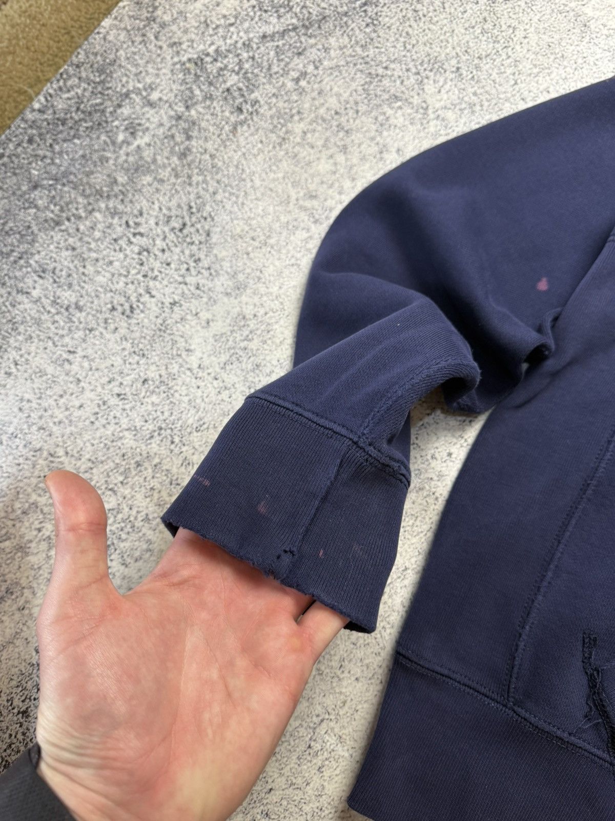Polo Ralph Lauren Vintage Polo Ralph Lauren Dirty Distressed Hoodie Y2K Size US L / EU 52-54 / 3 - 10 Thumbnail