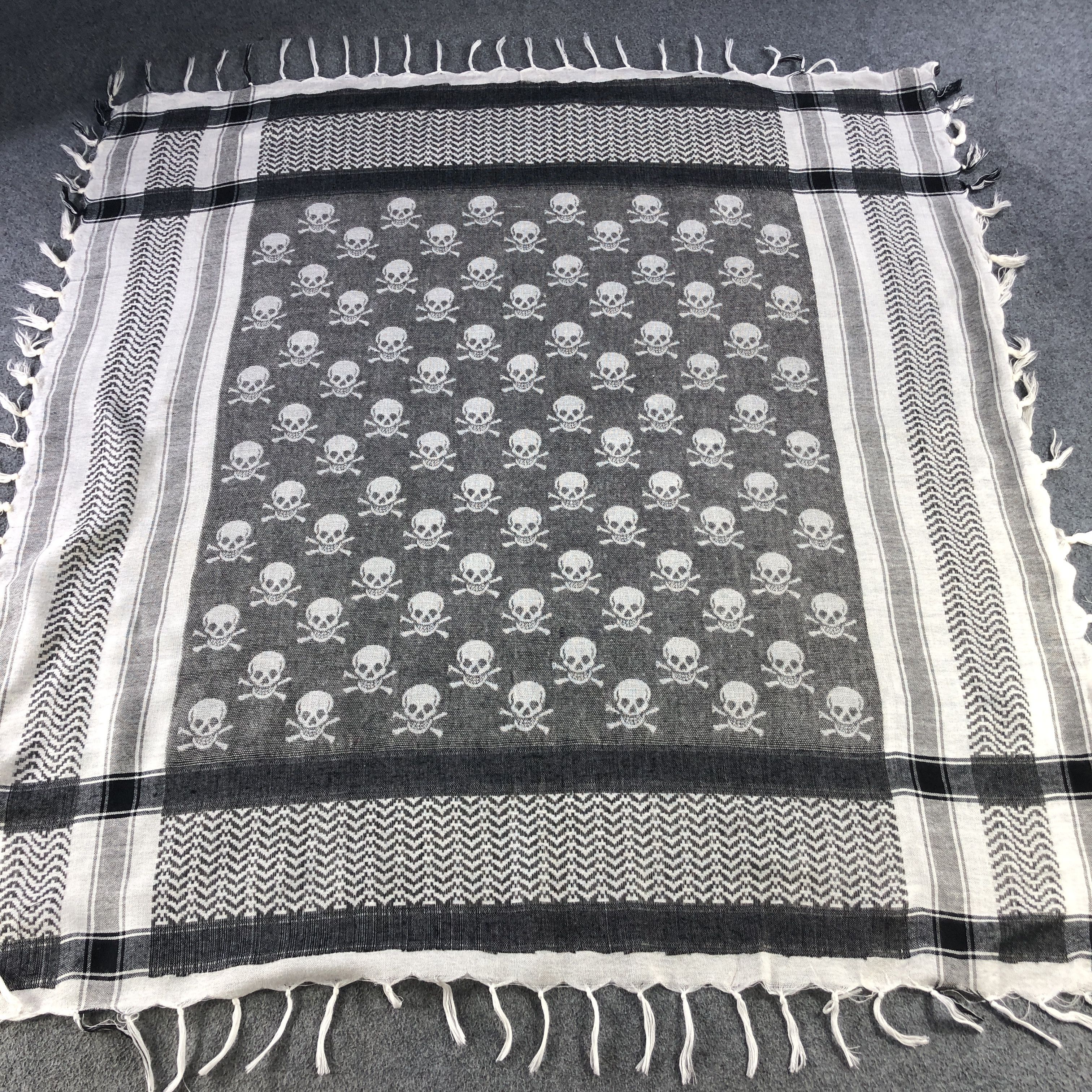 Seditionaries Skulls Keffiyeh Tactical Shemagh Scarf Desert V2958 Size ONE SIZE - 2 Thumbnail