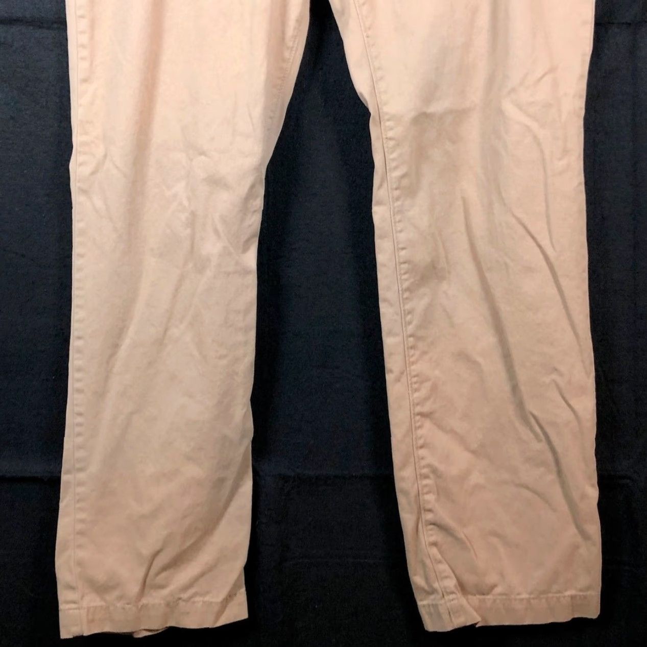 Express Express Pants Tan Mid Rise Slim Fit 36x32 Chino Men Regular Flat Front 100% Cotton Size US 36 / EU 52 - 3 Thumbnail