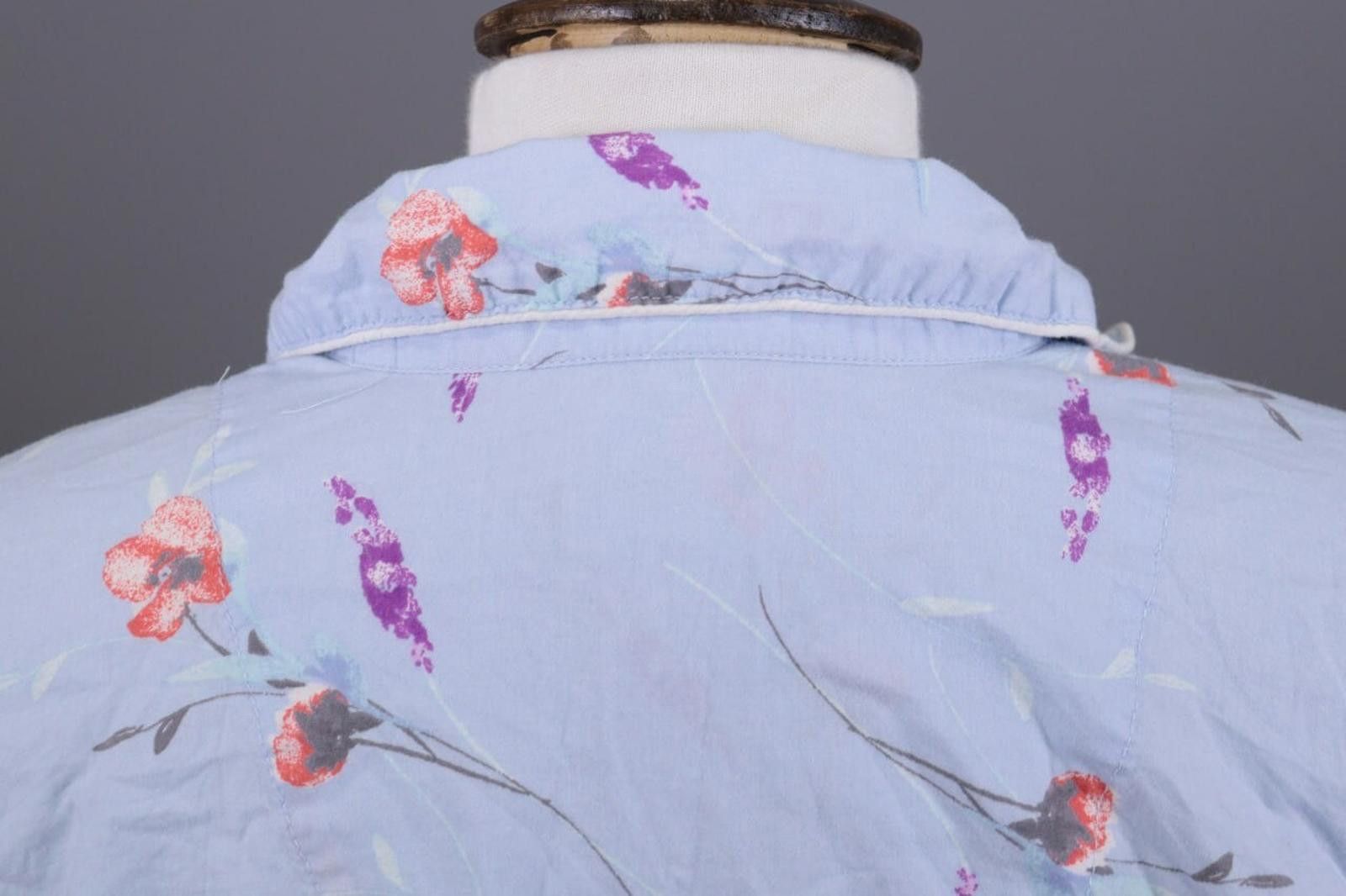 Ralph Lauren Black Label Ladies Ralph Lauren Blue Floral Button Down Cardigan Size XL Size XL / US 12-14 / IT 48-50 - 12 Thumbnail