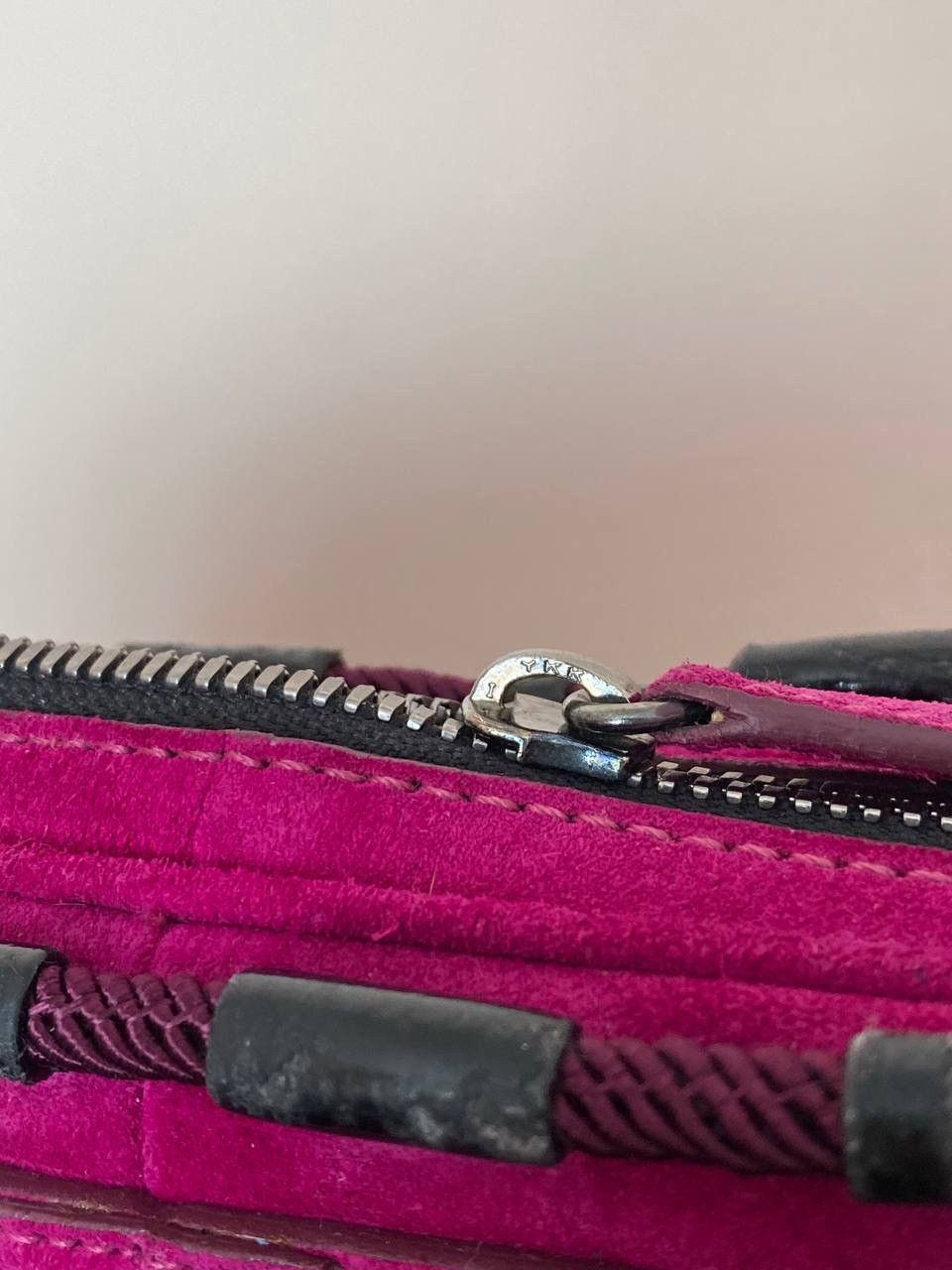 Loewe Loewe Suede Shoulder Bag Pink Size ONE SIZE - 15 Thumbnail