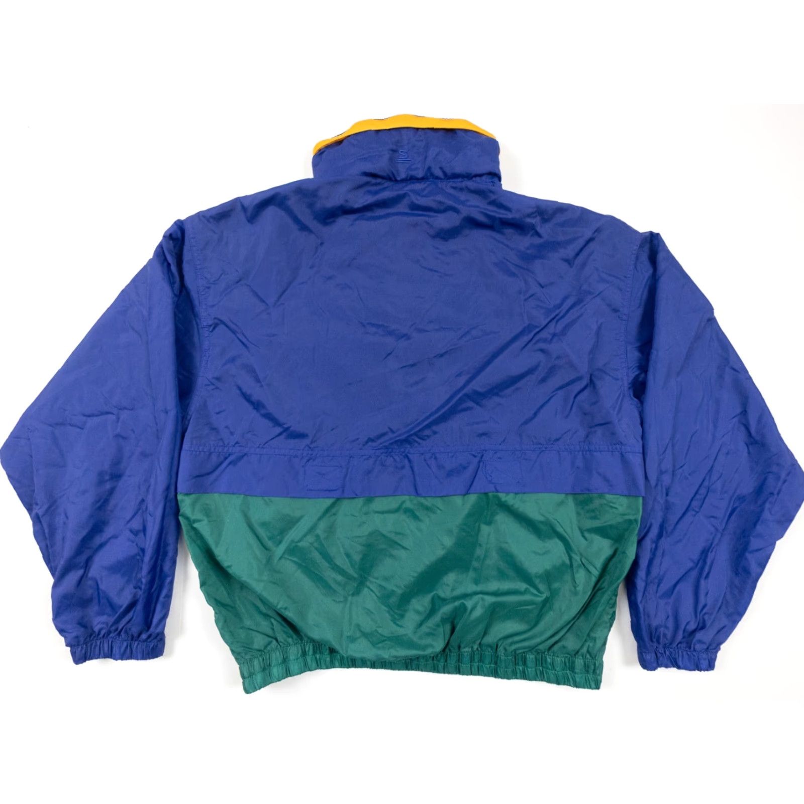 Vintage VINTAGE Swingster Jacket Windbreaker Adult Large Blue Green Nylon Hooded VTG Size US L / EU 52-54 / 3 - 7 Thumbnail