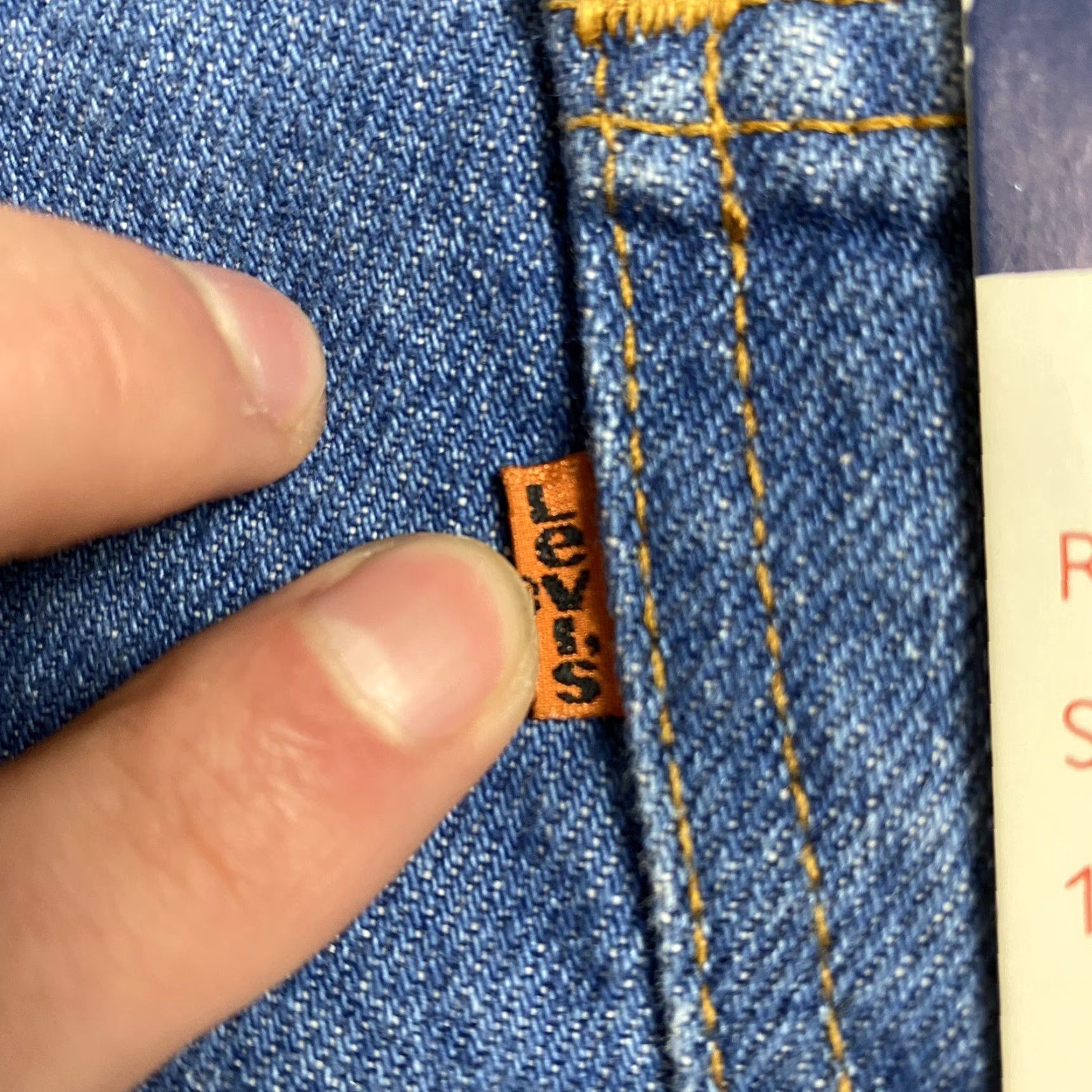 Levi's VINTAGE Levi's 505 Jeans Men 42x32 Light Wash 80s Deadstock Straight Fit Denim Mid Rise Size US 42 / EU 58 - 3 Thumbnail