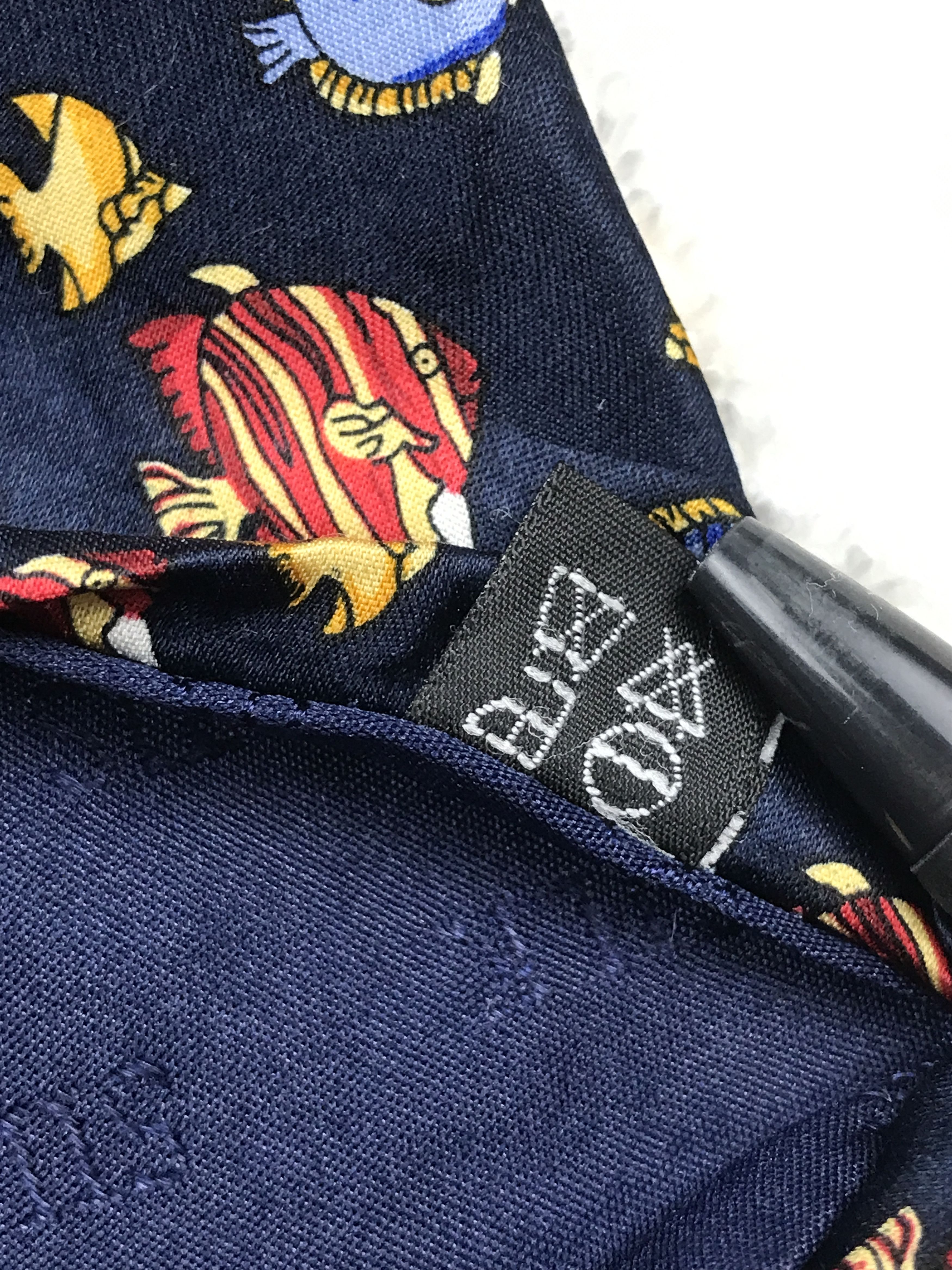 Designer × Hugo Boss × Vintage Vintage Hugo Boss Silk Necktie Size ONE SIZE - 8 Thumbnail