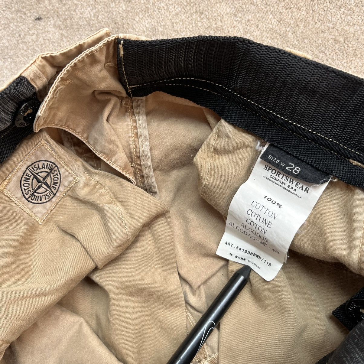 Stone Island ✱ Vintage Stone Island Cargo Zip Trousers Size US 28 / EU 44 - 8 Thumbnail