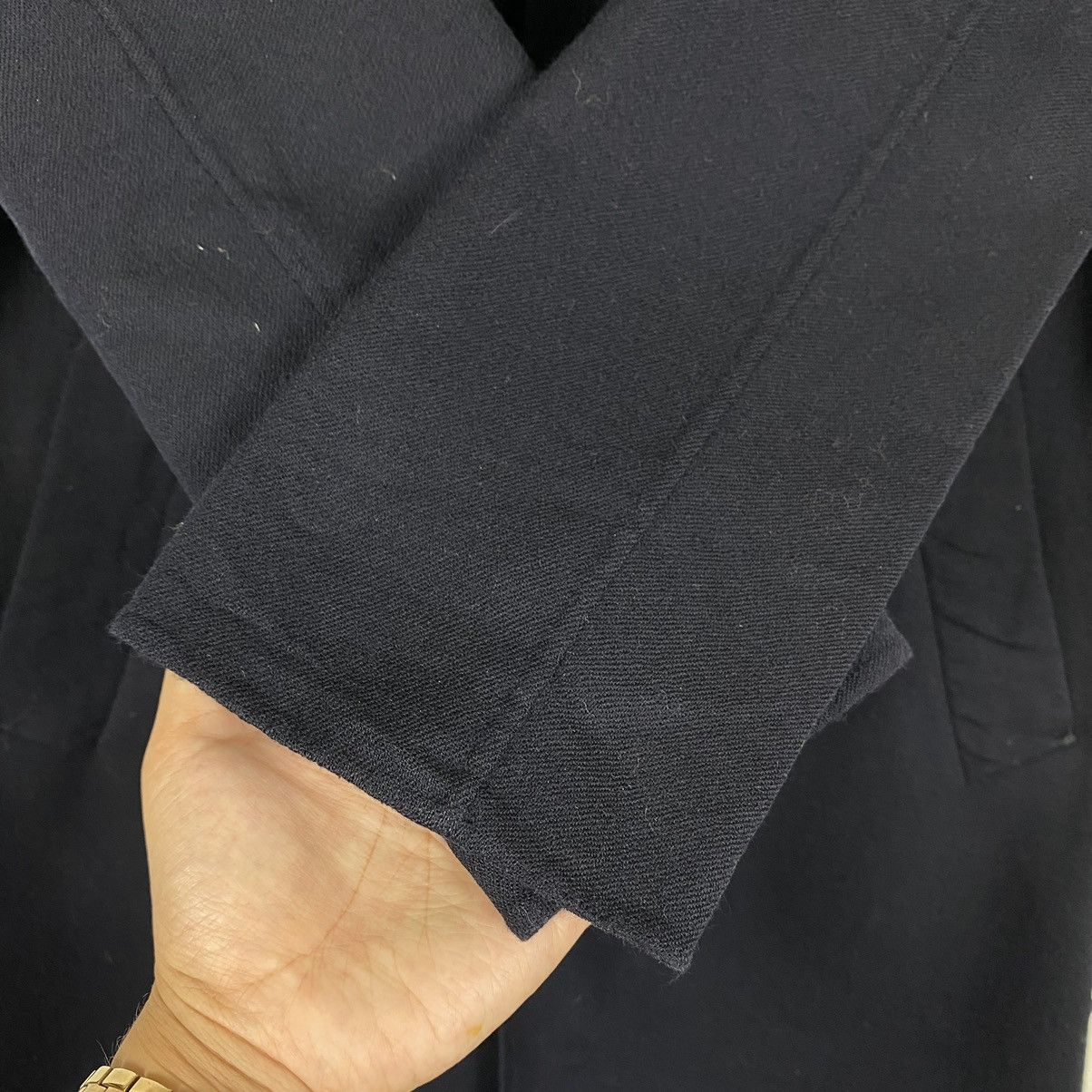 Issey Miyake × Zucca 💥ZUCCA BY ISSEY MIYAKE BUTTON NAVY TOPCOAT Size US M / EU 48-50 / 2 - 7 Thumbnail