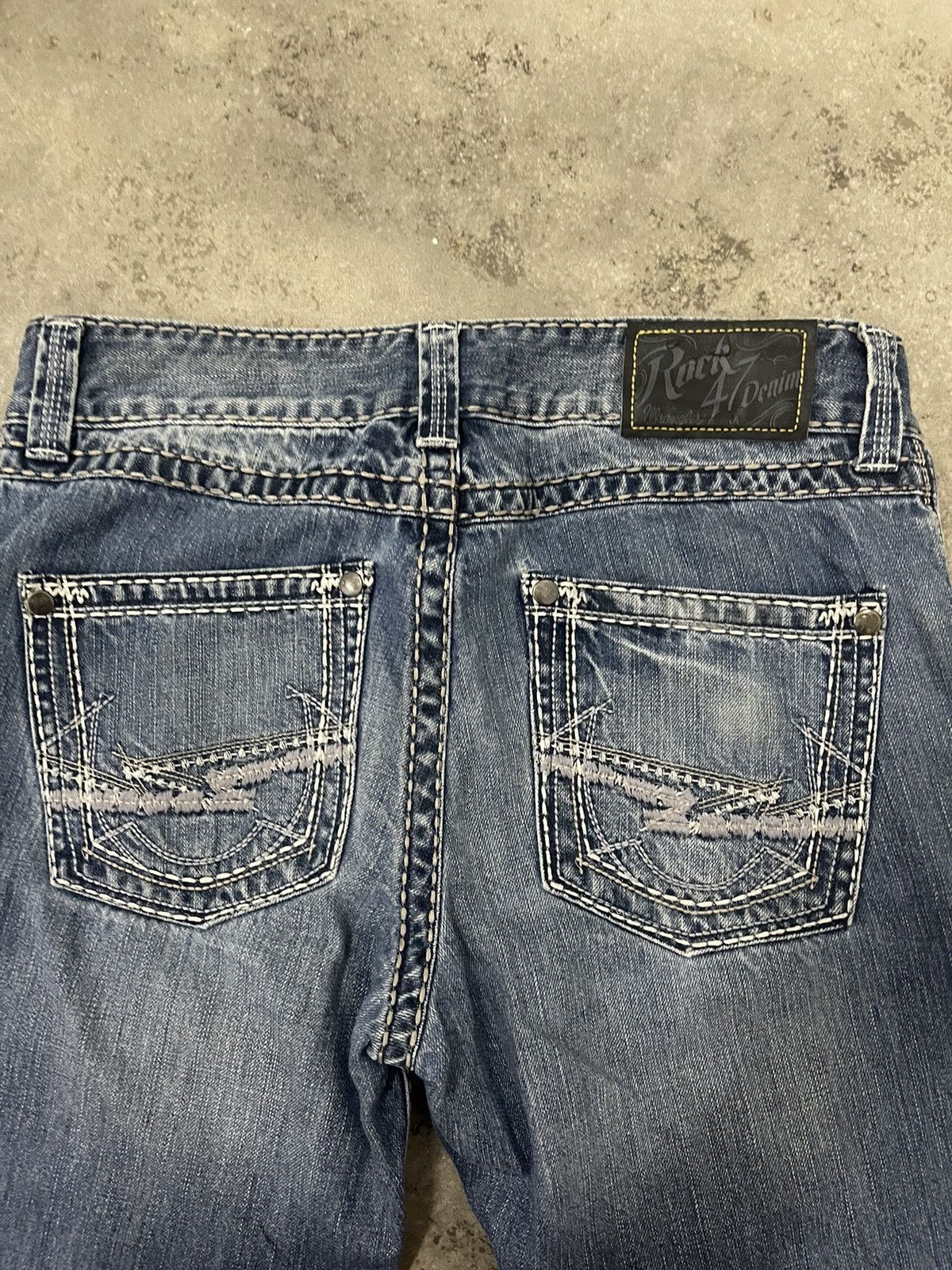 Wrangler Vintage Rock 47 Flared Denim Size US 32 / EU 48 - 13 Thumbnail