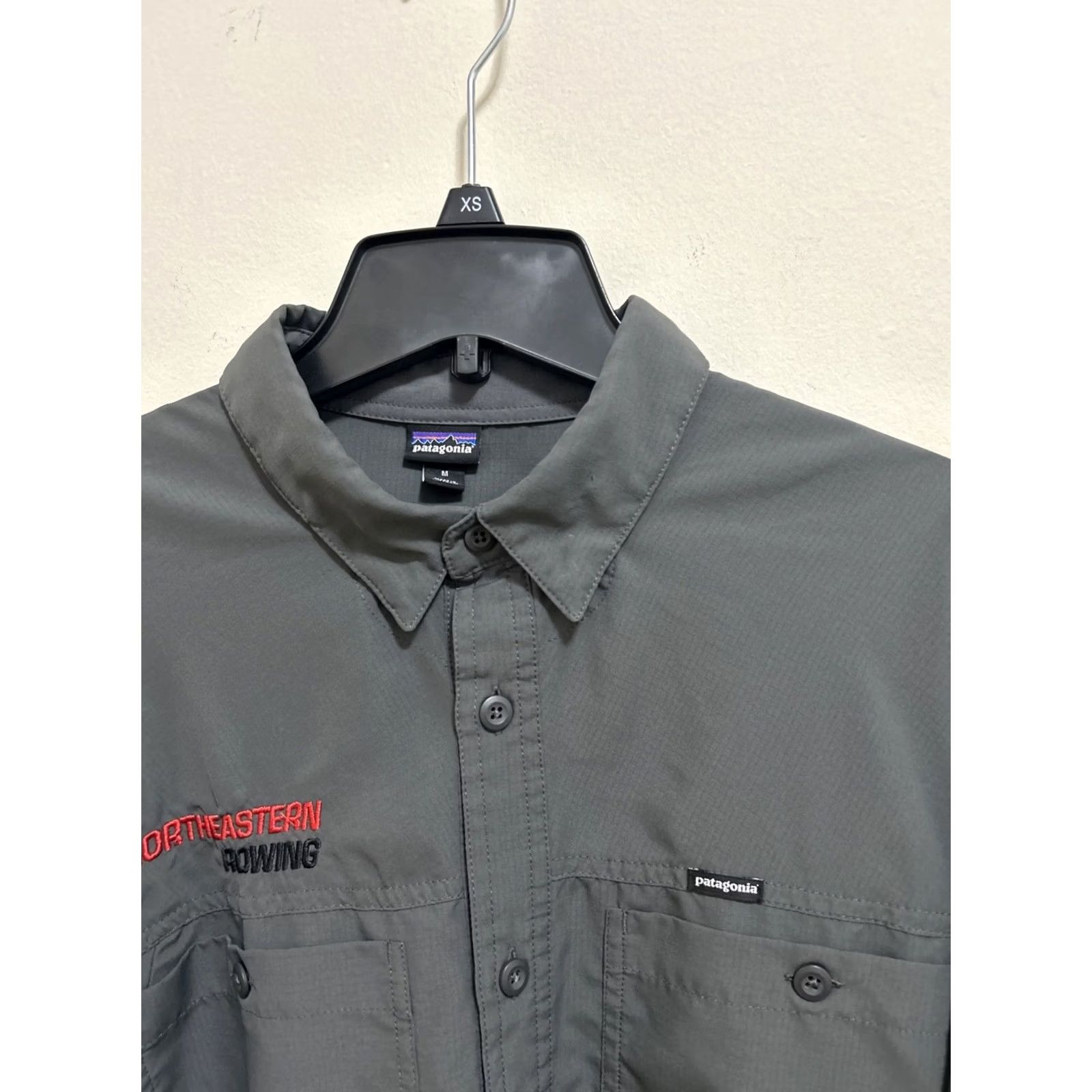 Patagonia Patagonia Shirt Mens Medium Long Sleeve Lightweight Field Gray Button-Down UV Protection Pockets Outdoor 90s? Size US M / EU 48-50 / 2 - 4 Thumbnail