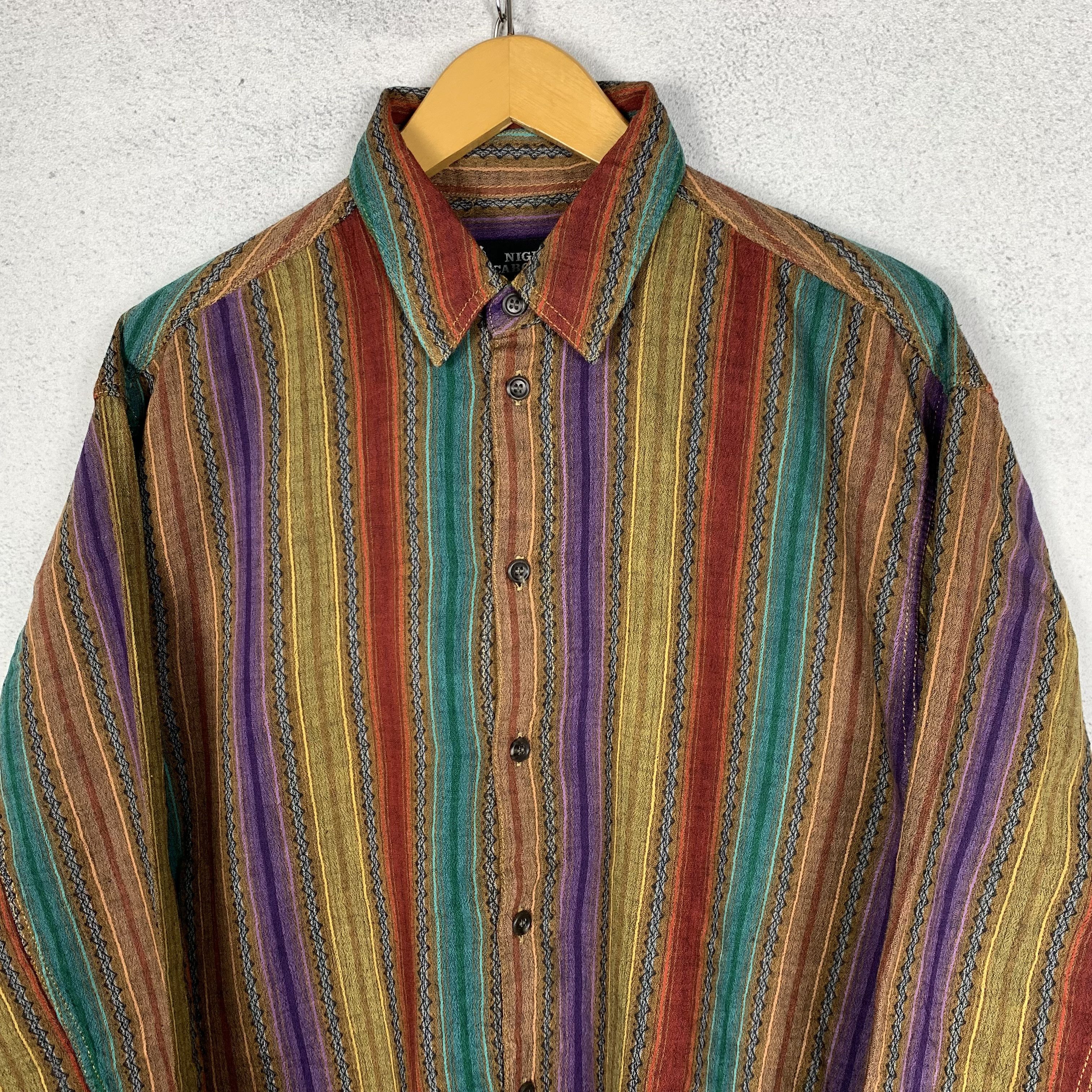 Nigel Cabourn Nigel Cabourn Stripe Multicolor Shirt Size US M / EU 48-50 / 2 - 3 Thumbnail