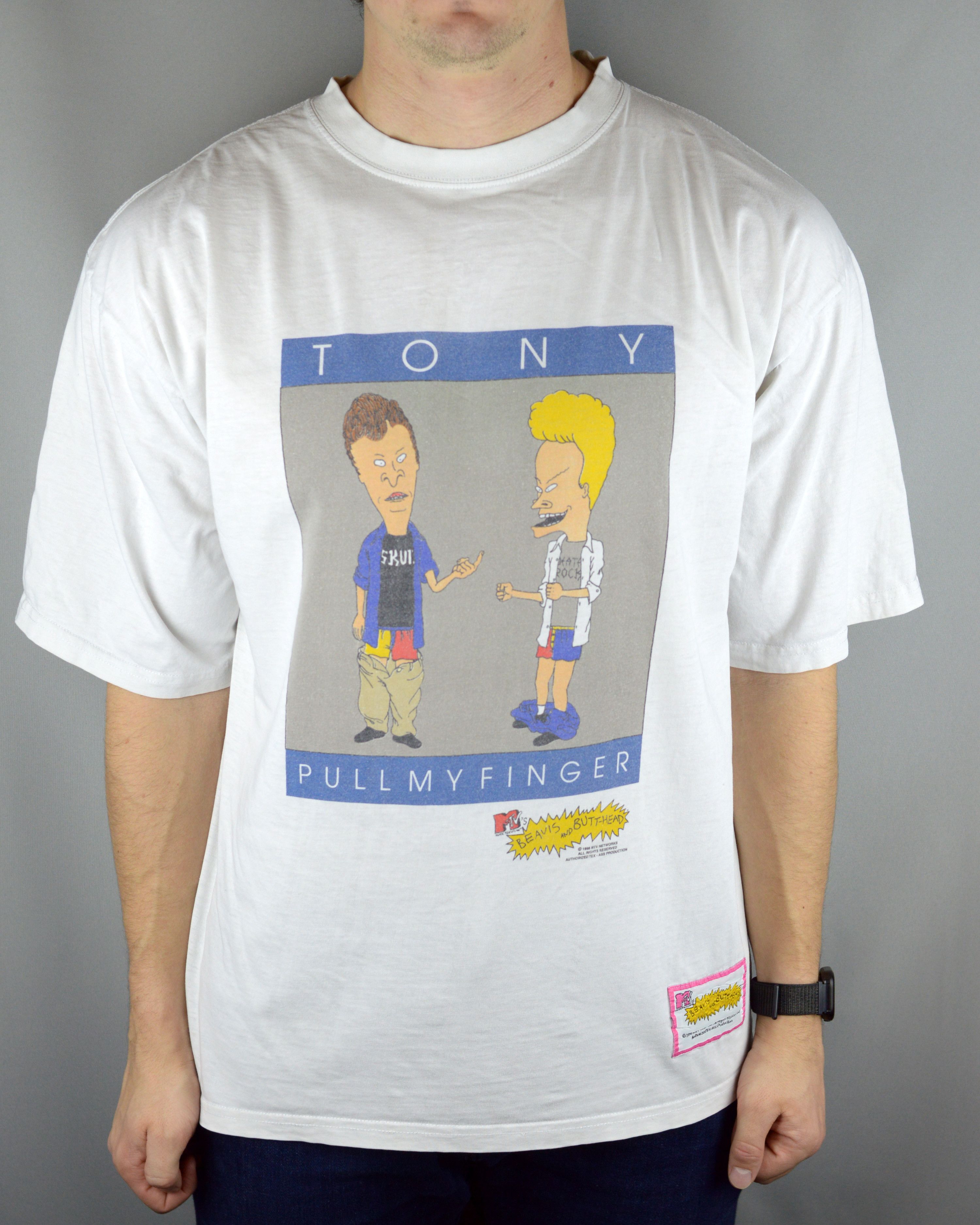 Mtv Tony Pullmyfinger Beavis And Butthead MTV 1998 t shirt Size US XL / EU 56 / 4 - 1 Thumbnail