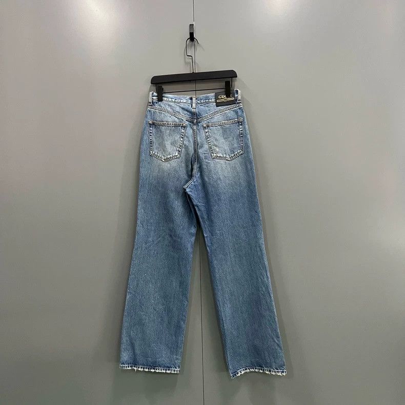Gucci Gucci Straight trousers with hole effect 2504-Nextarrow Size 27" / US 4 / IT 40 - 2 Thumbnail
