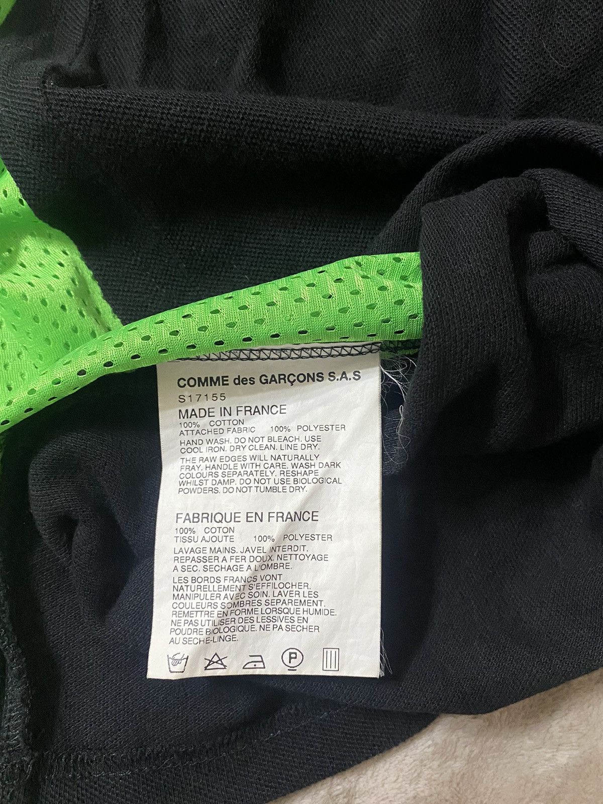 Comme des Garcons Comme Des Garcons ShirtMesh Back Technical Sport Polo Shirt Size US S / EU 44-46 / 1 - 6 Thumbnail