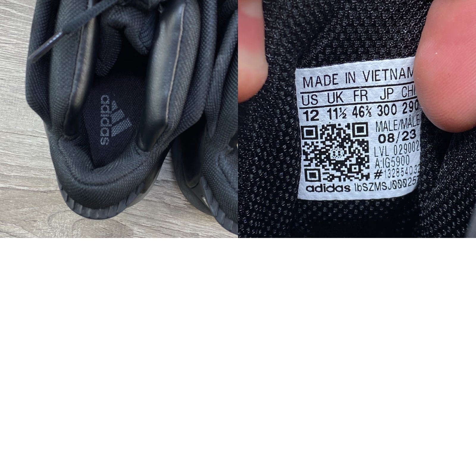 Adidas NEW Adidas Crazy 1 Mens US 12 Triple Black Streetwear Basketball Kobe Vtg Retro Size ONE SIZE - 9 Thumbnail