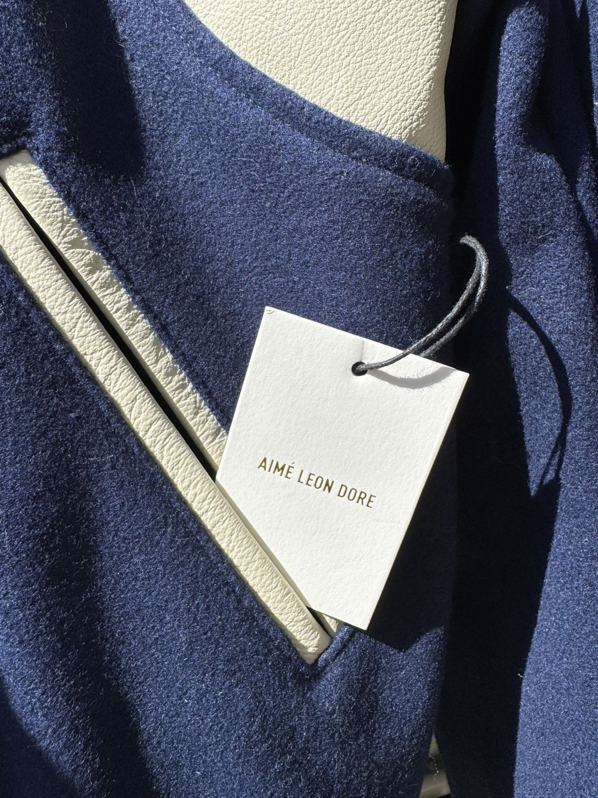 Aime Leon Dore Aimé Leon Dore Golden Bear Navy Wool Varsity Jacket size S Size US S / EU 44-46 / 1 - 3 Thumbnail