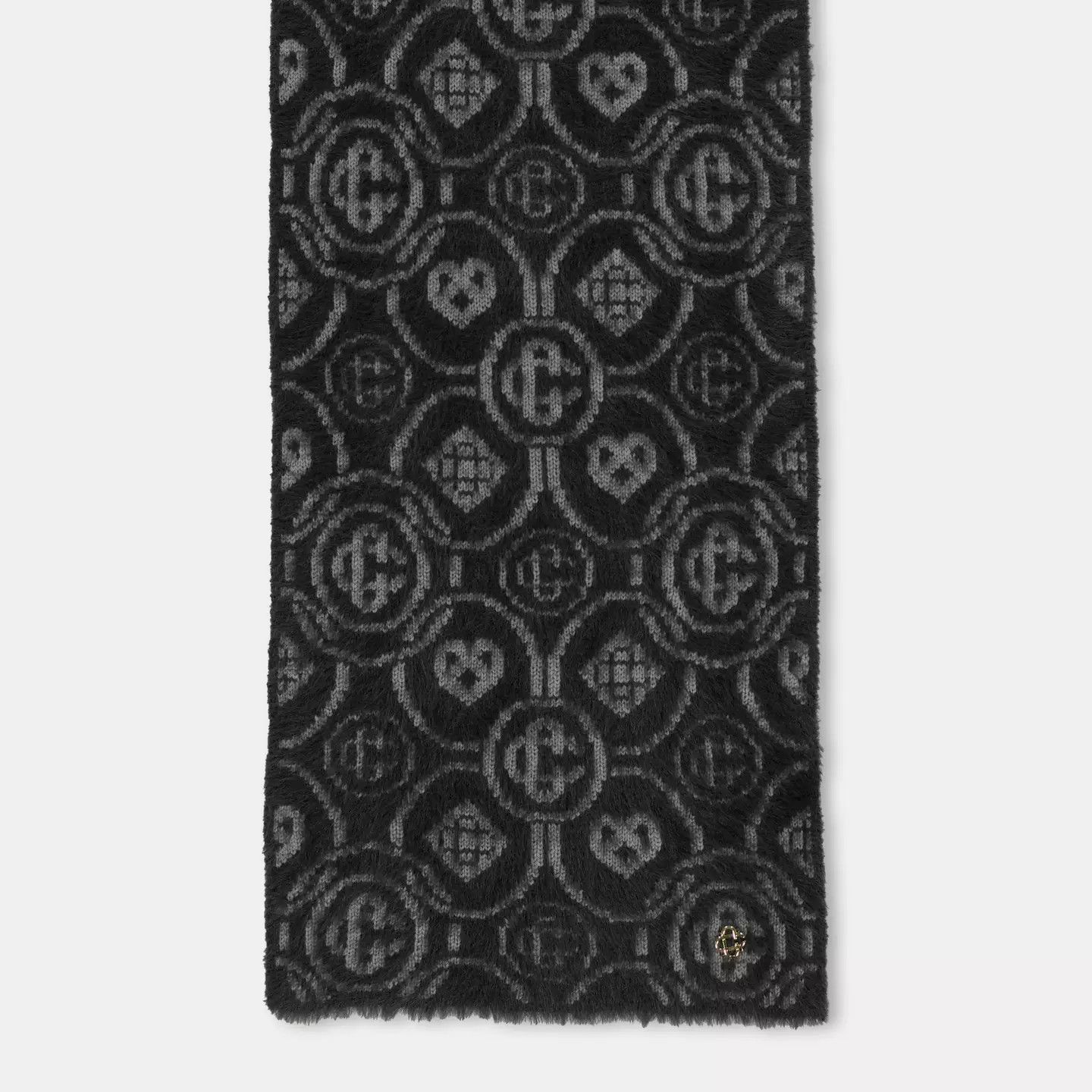 Casablanca o1g2r1mq0426 Size: OS / Casa Mono Midweight Scarf Multicolor Size ONE SIZE - 3 Thumbnail
